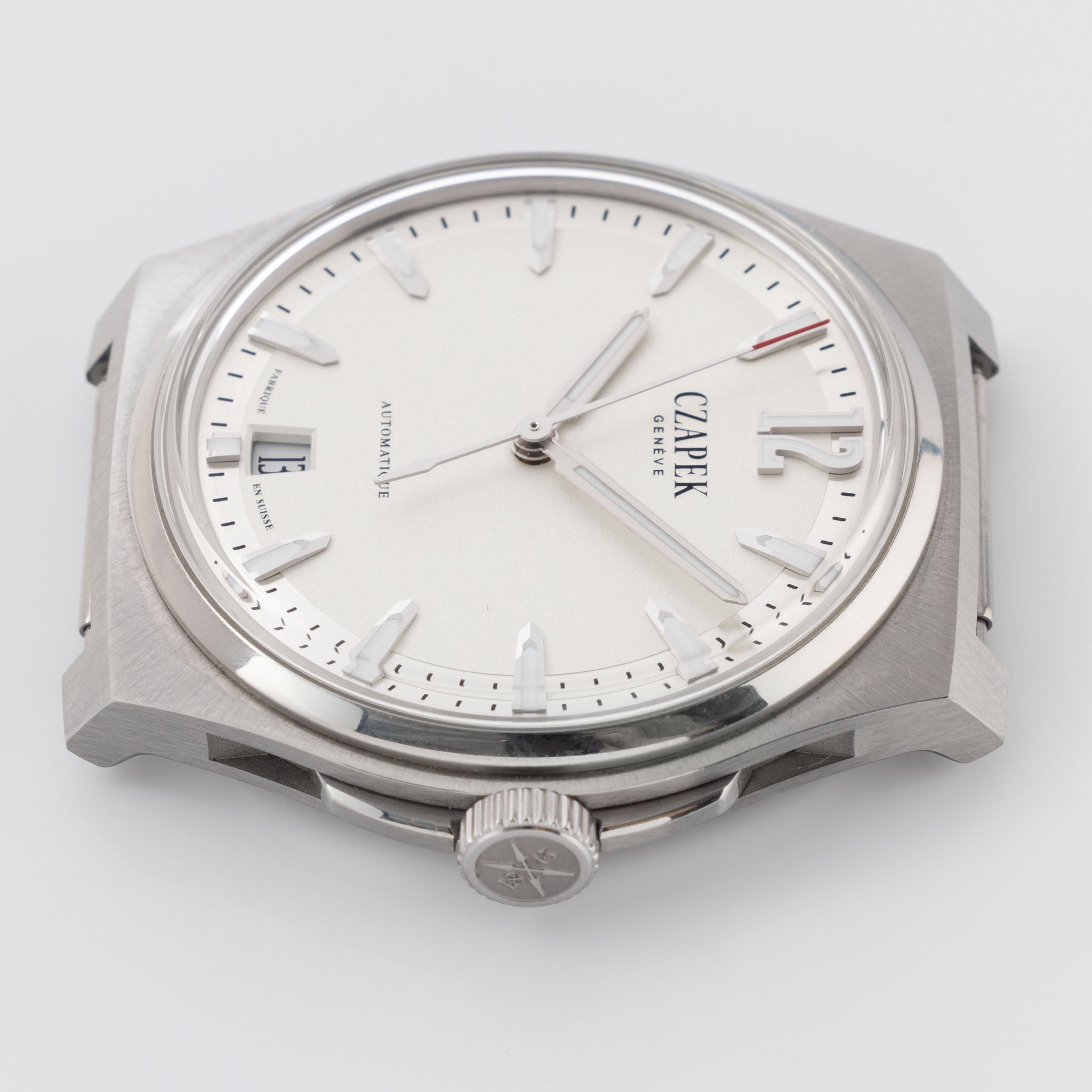 Czapek Antarctique monochrome weißes Zifferblatt limitierter Auflage