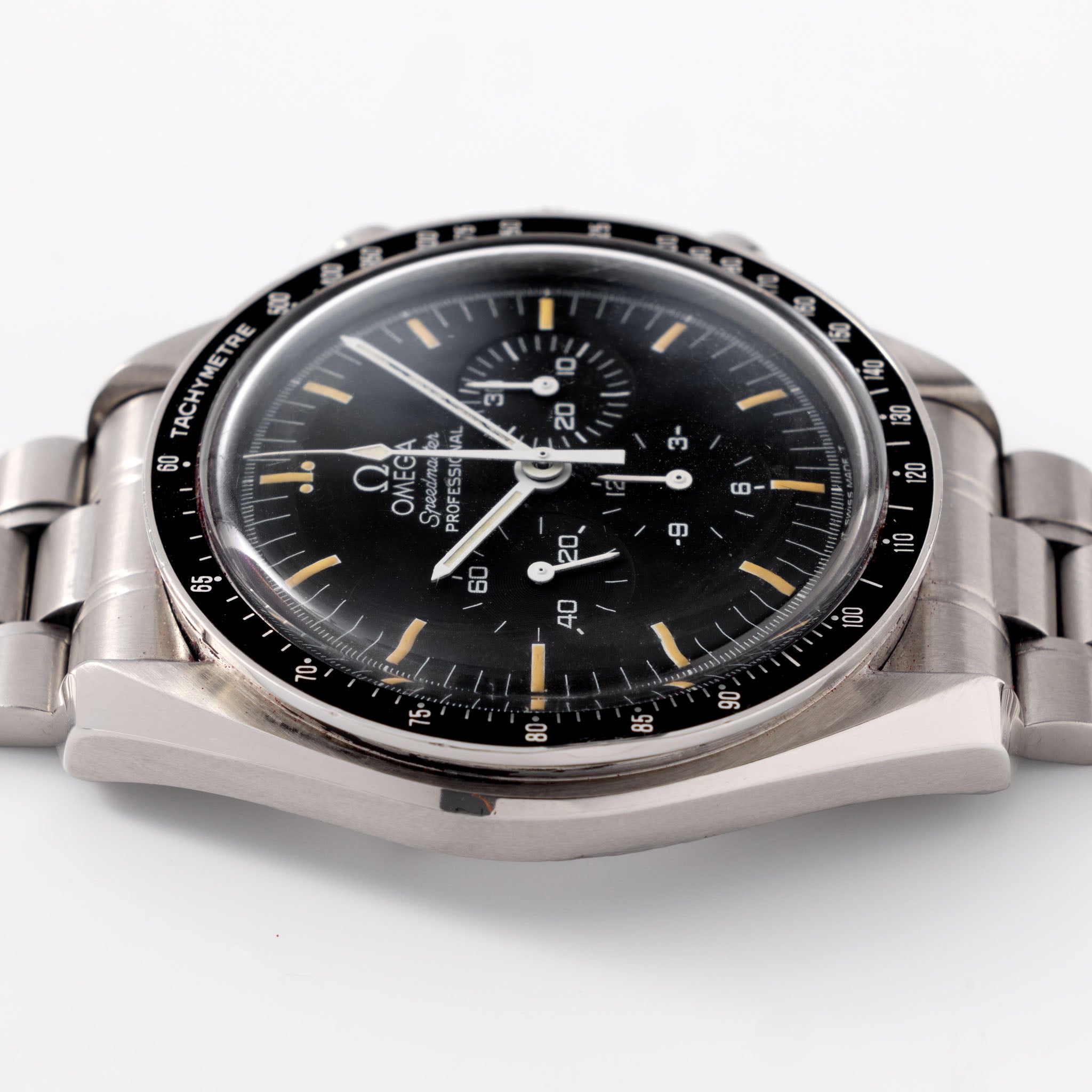 Omega Speedmaster Professional Tritium Zifferblatt mit Box und Papieren Referenz 145.0022