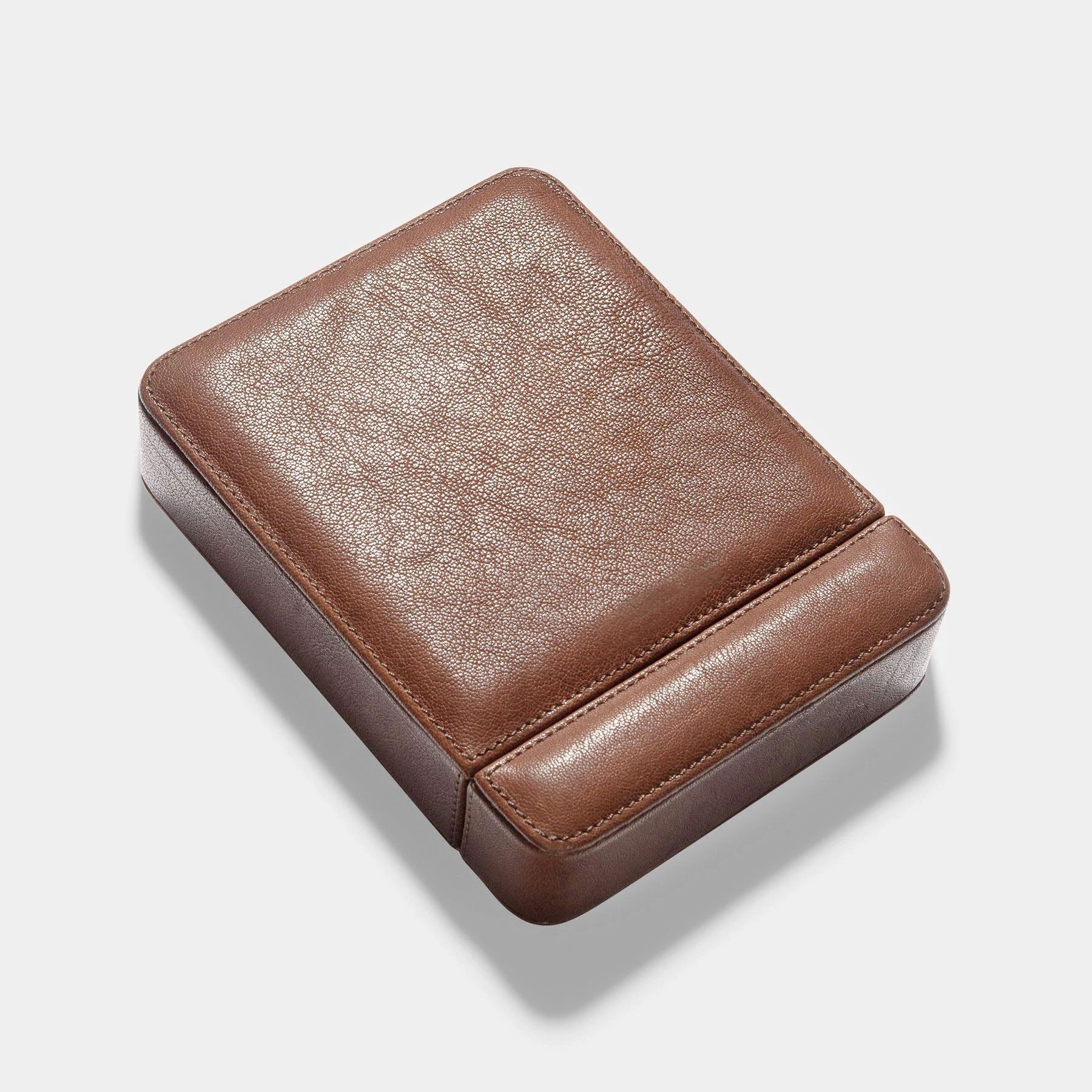 Slider Leder Uhrenbox Toffee