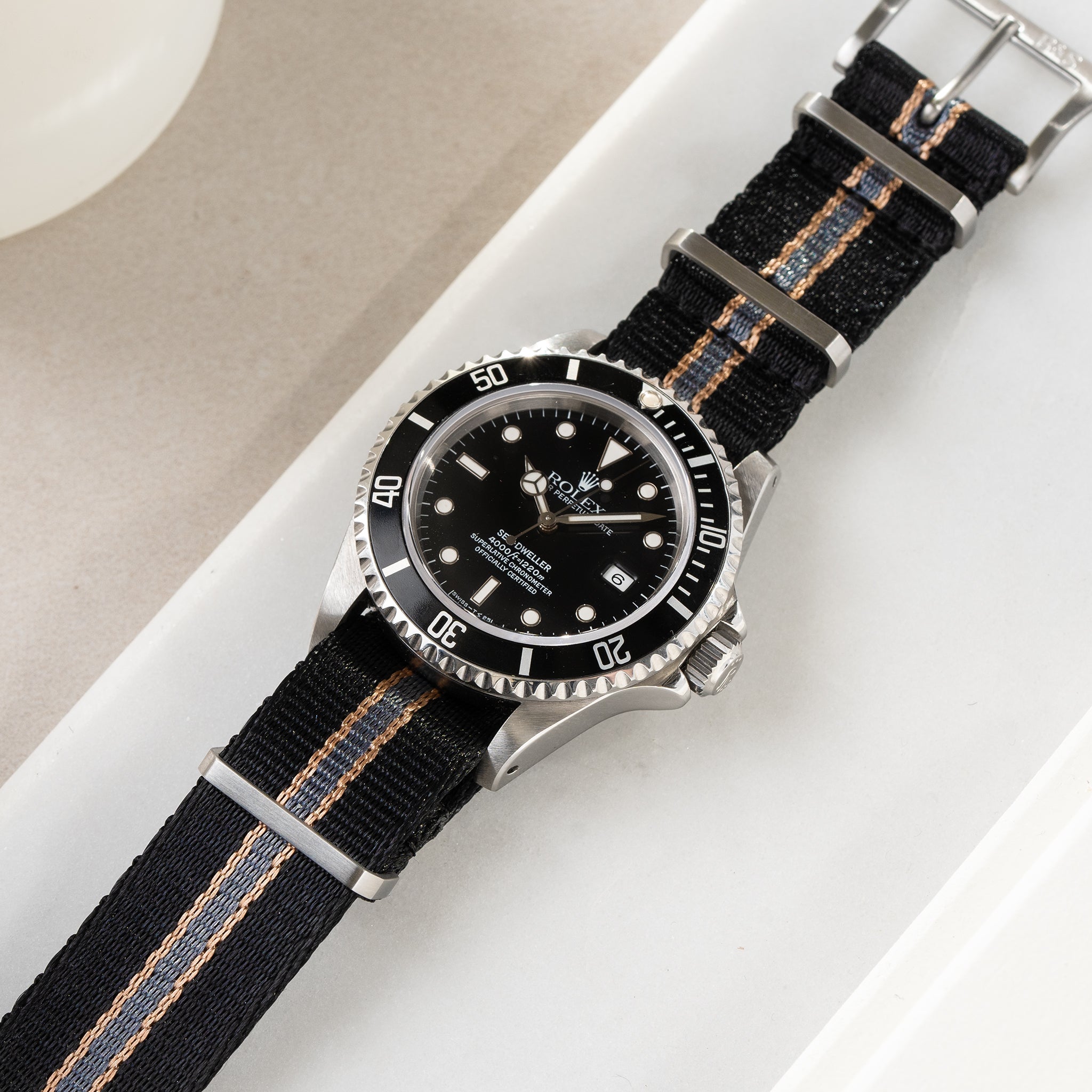 Uhrenarmband für Rolex Seadweller - Nylon Single Pass 300 Edition