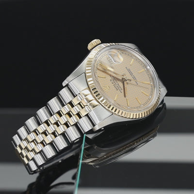 Rolex Datejust 16013 Houndstooth Zifferblatt