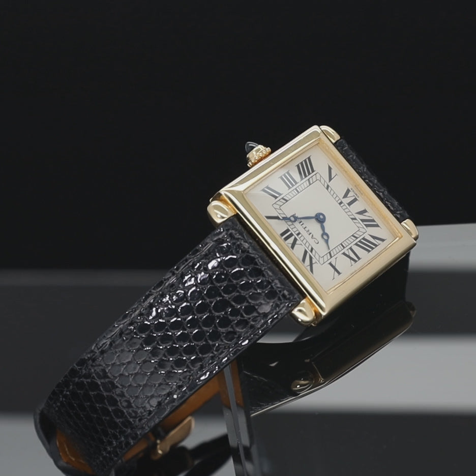 Cartier Tank Obus 1630 18 Karat Gelbgold