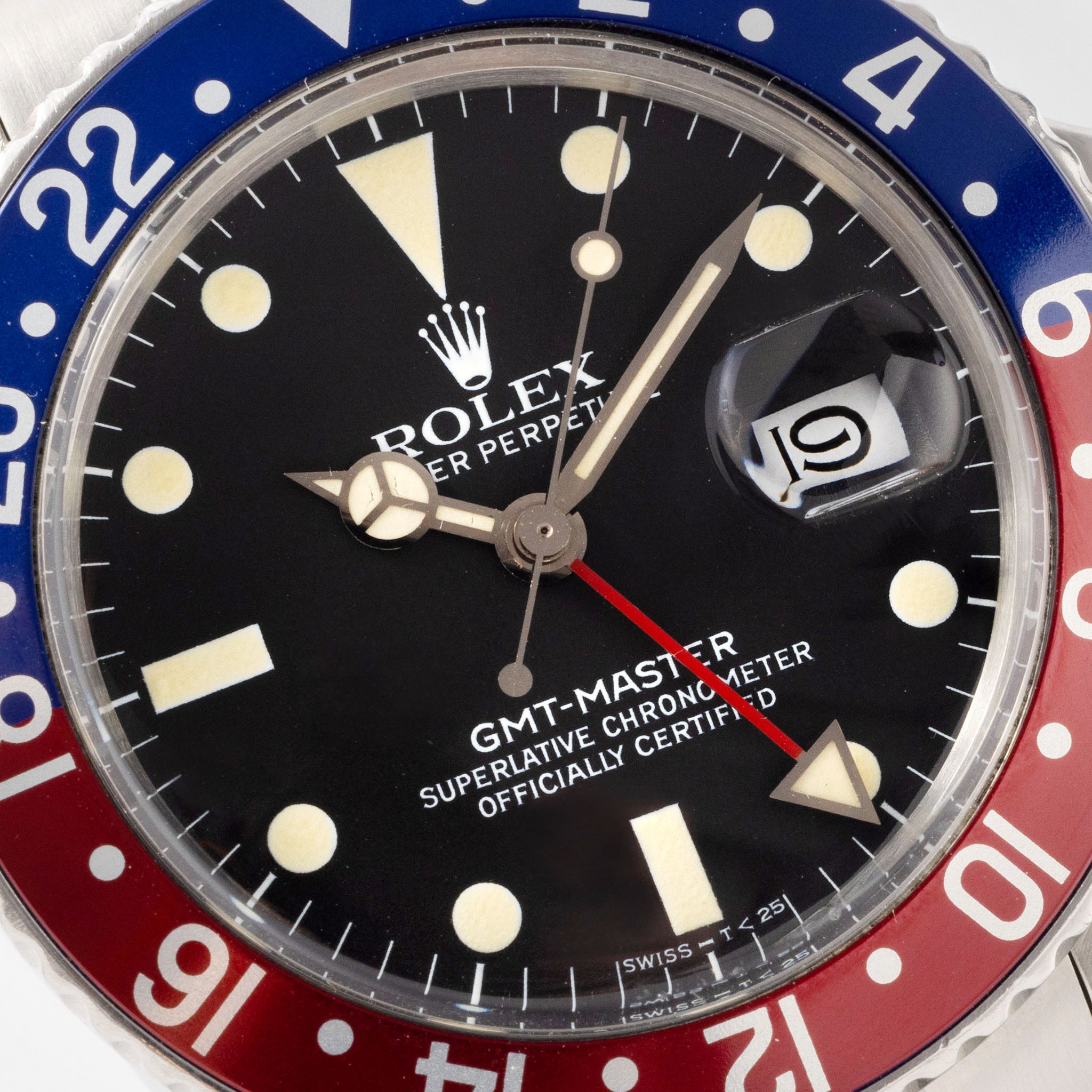 Rolex GMT-Master 16750 Mattes Zifferblatt Mit Box Und Papieren