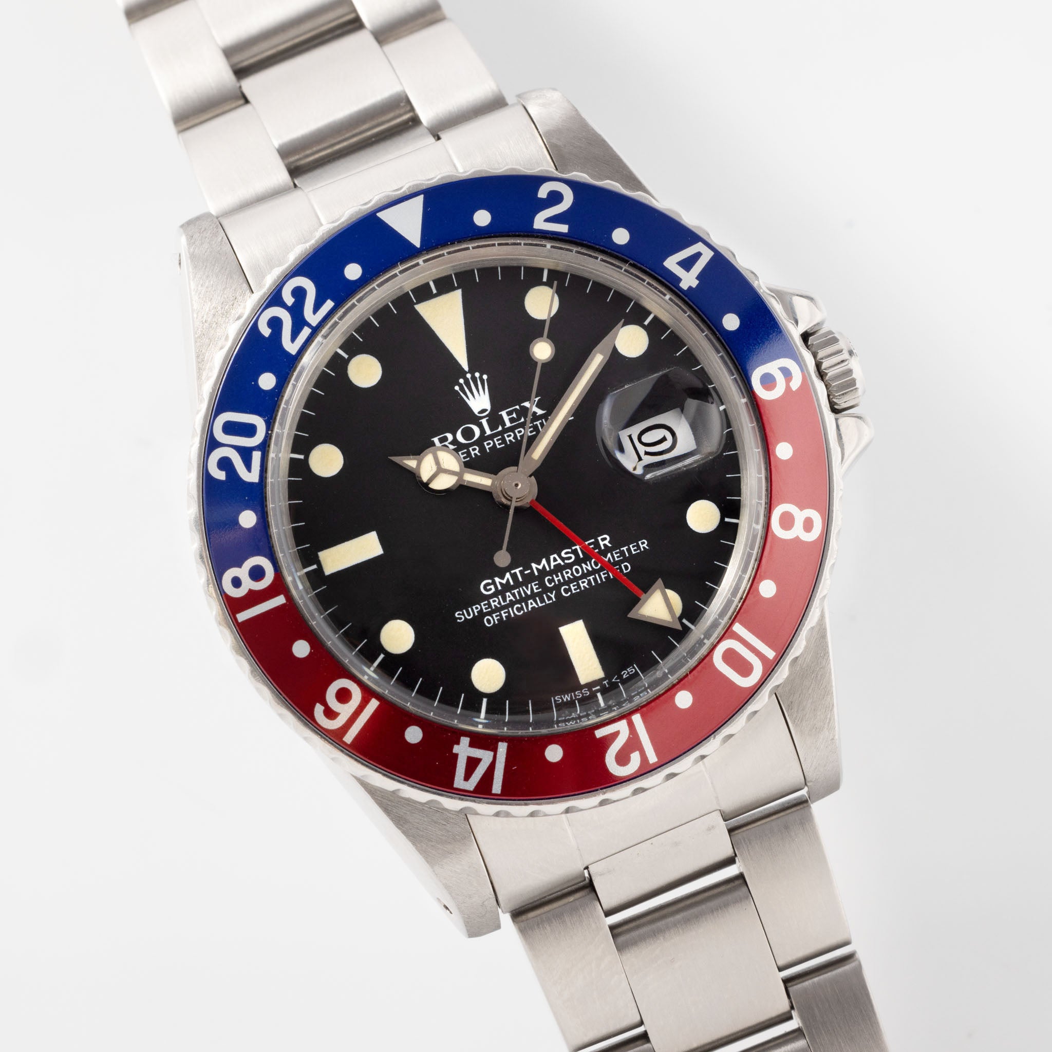 Rolex GMT-Master 16750 Mattes Zifferblatt Mit Box Und Papieren