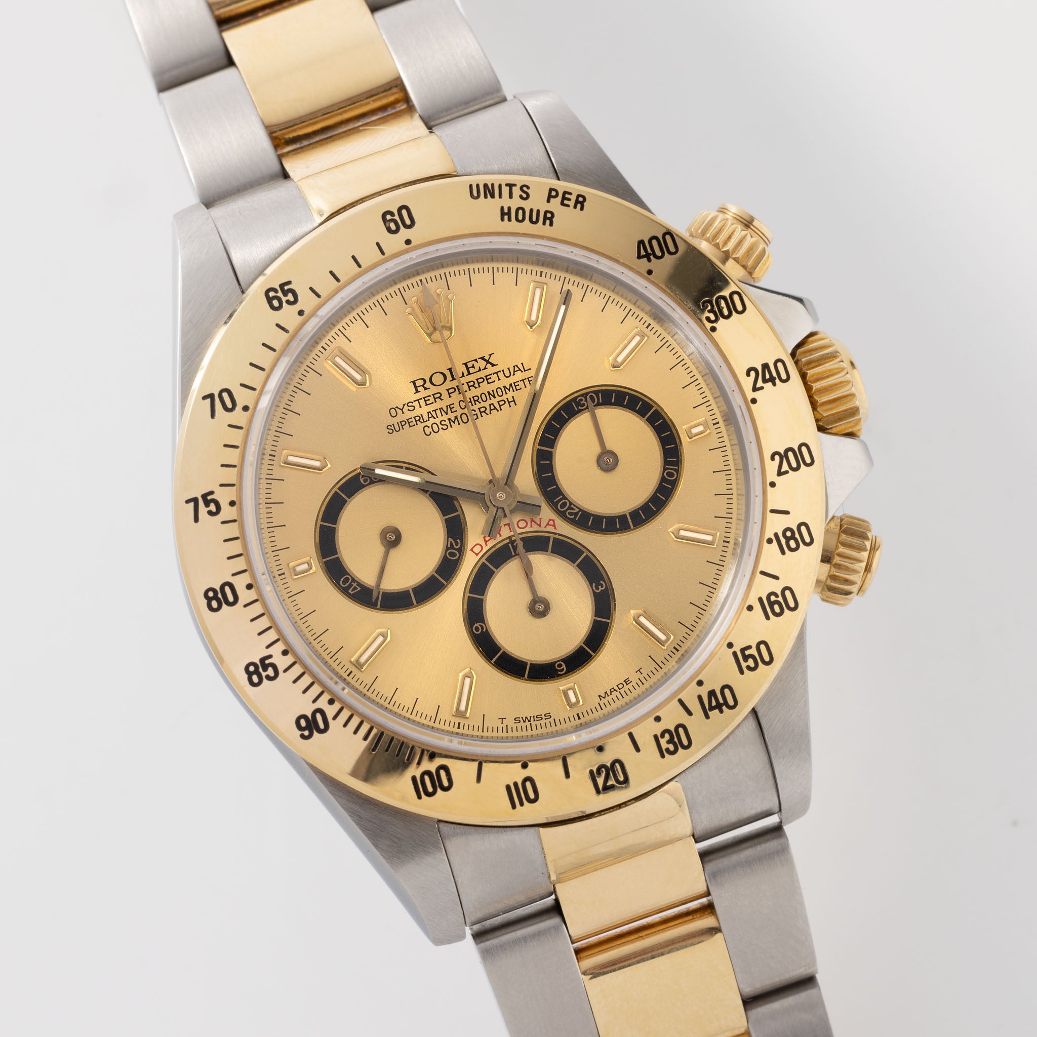 Rolex Cosmograph Daytona 16523 Mit 4-Liner Champagner Zifferblatt