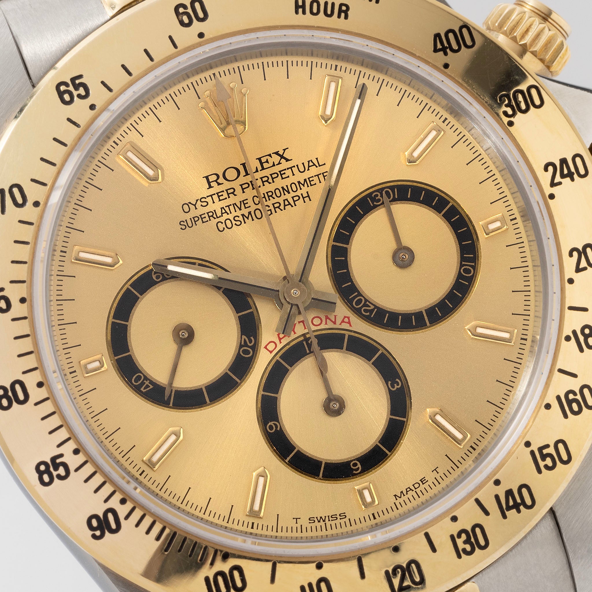 Rolex Cosmograph Daytona 16523 Mit 4-Liner Champagner Zifferblatt