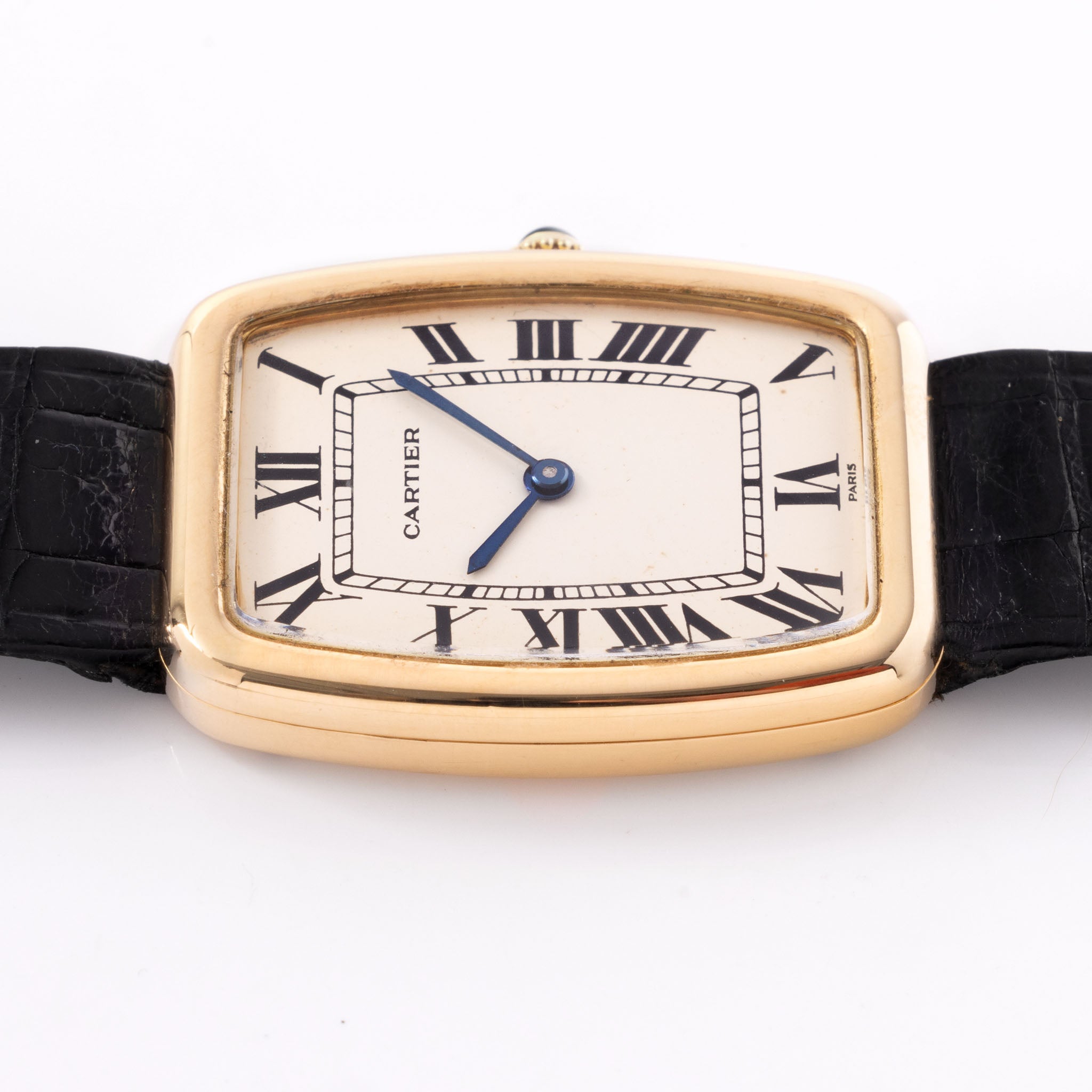 Cartier Fabergè tonneau 7810 paris Zifferblatt mit Papiere