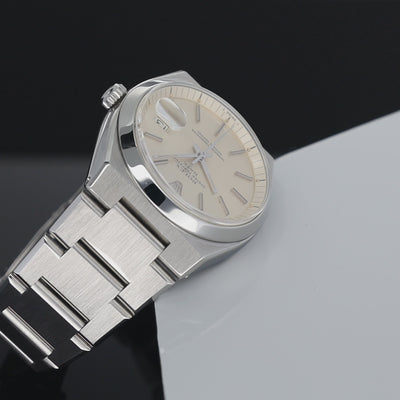 ROLEX OYSTER PERPETUAL DATE Seltene Referenz 1530 Silbernes Zifferblatt DIAL