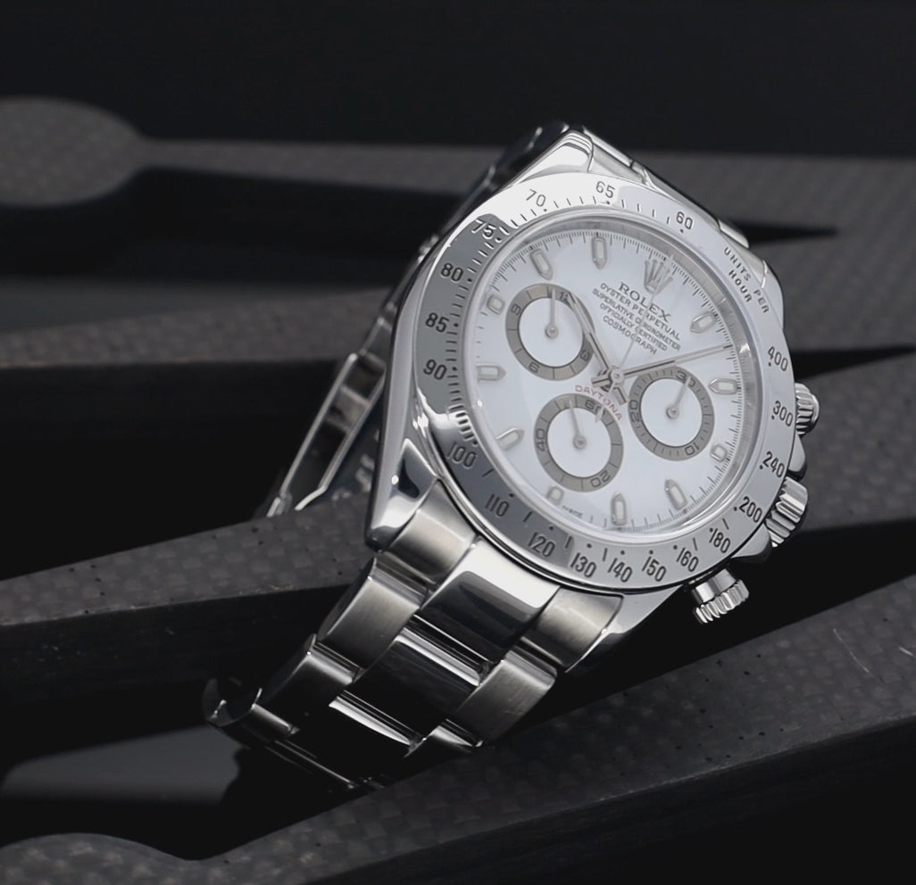 ROLEX DAYTONA 116520 Weißes Zifferblatt