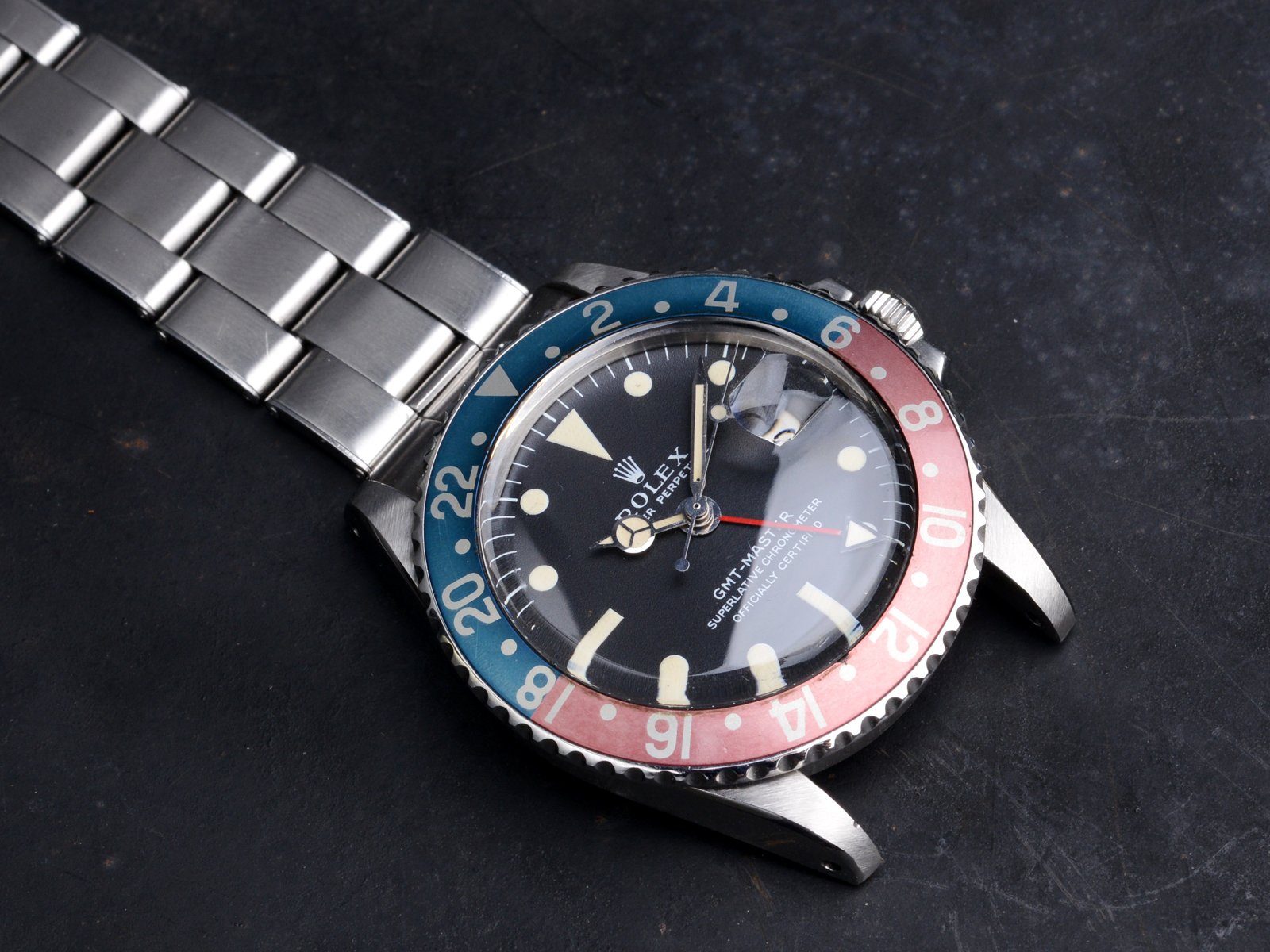 ROLEX 1675 GMT 1971 MK1 LONG E