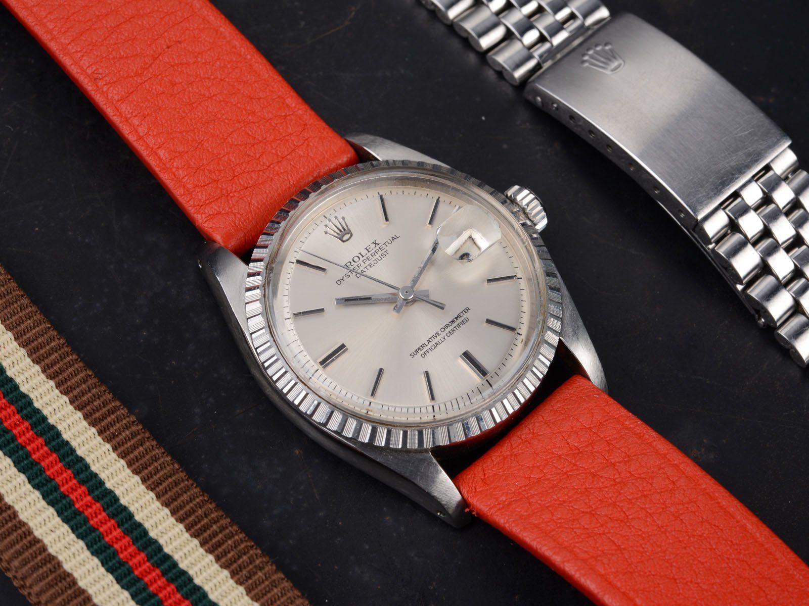 ROLEX 1603 DATEJUST SILVER DIAL 1978
