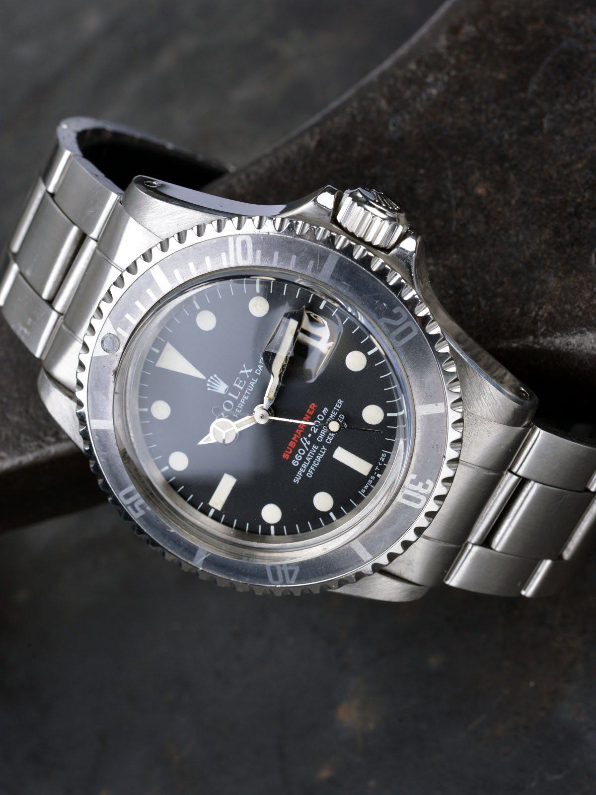 ROLEX 1680 RED SUBMARINER FROM 1972