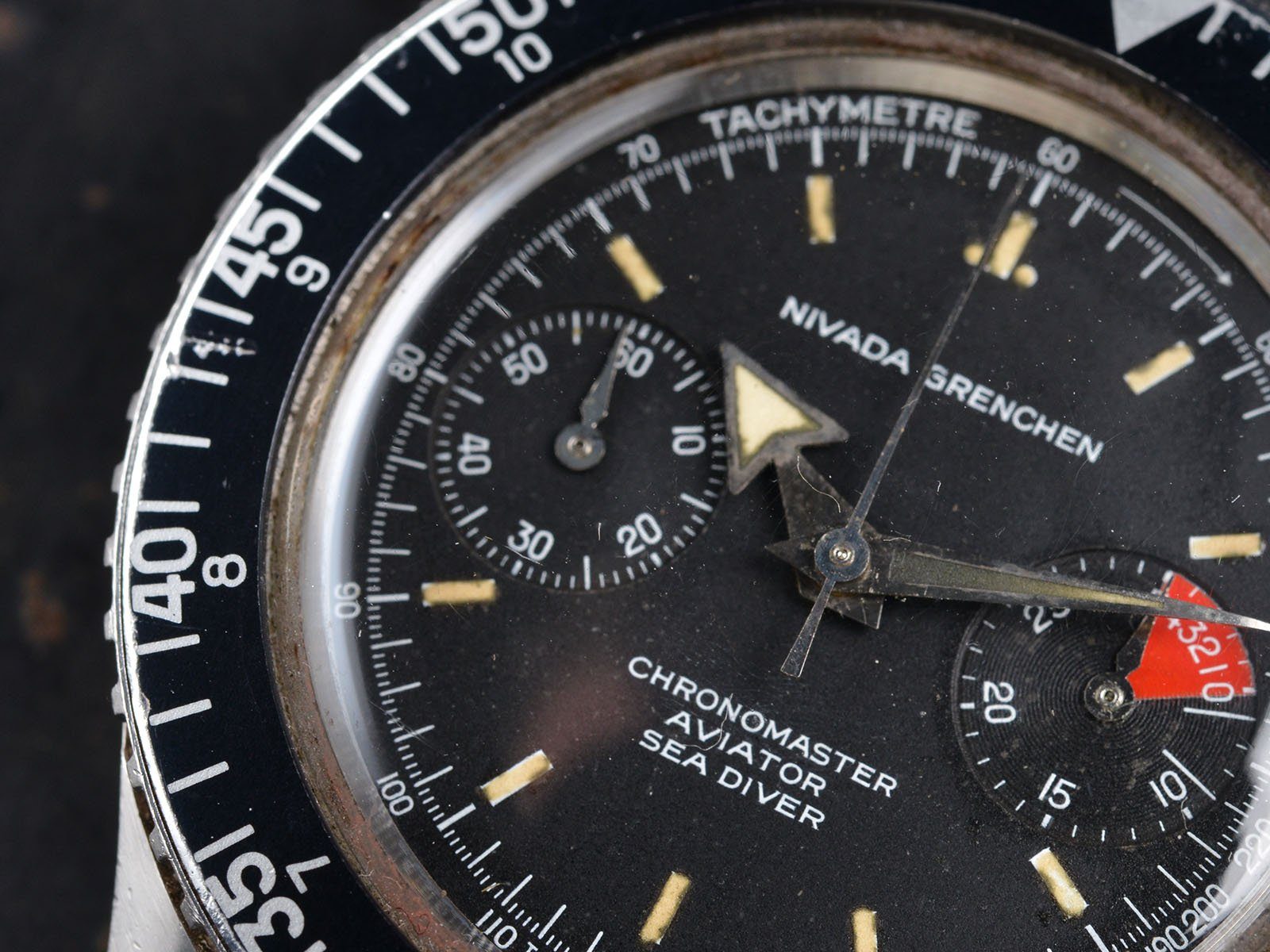 NIVADA GRENCHEN CHRONOMASTER AVIATOR SEA DIVER