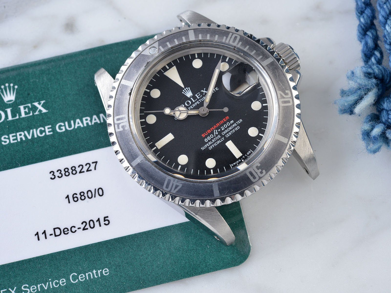 CURATED ROLEX 1680 RED SUBMARINER MK4