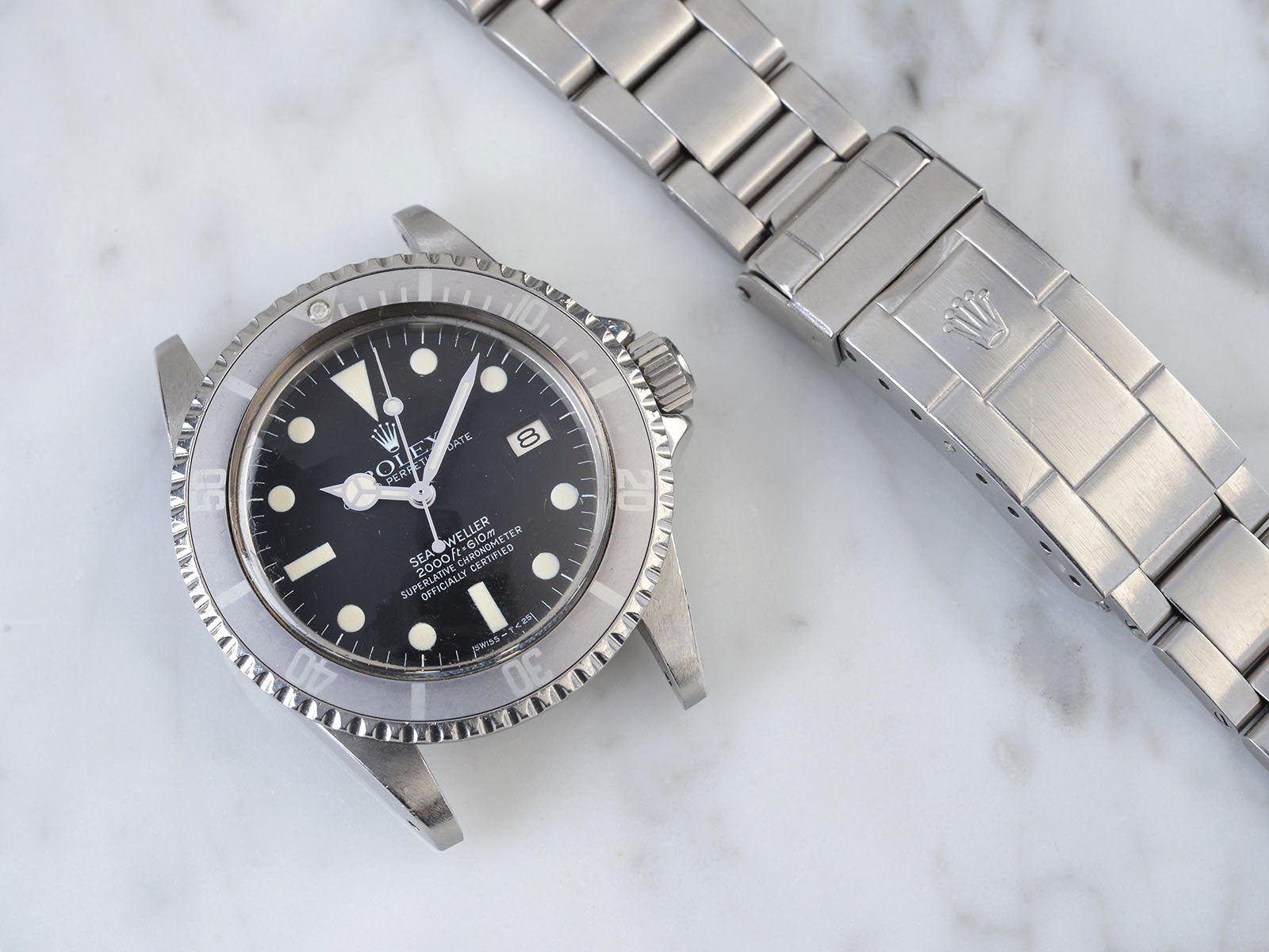 ROLEX 1665 SEADWELLER BIG WHITE B + P