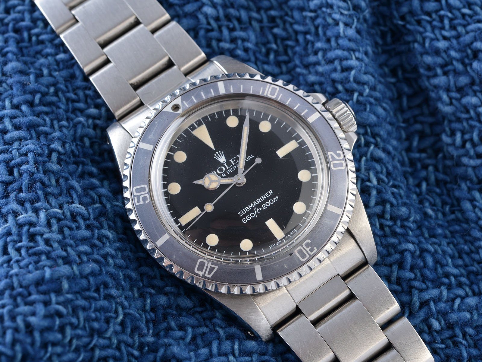 ROLEX 5513 SUBMARINER MAXI MK 4 GHOST INLAY