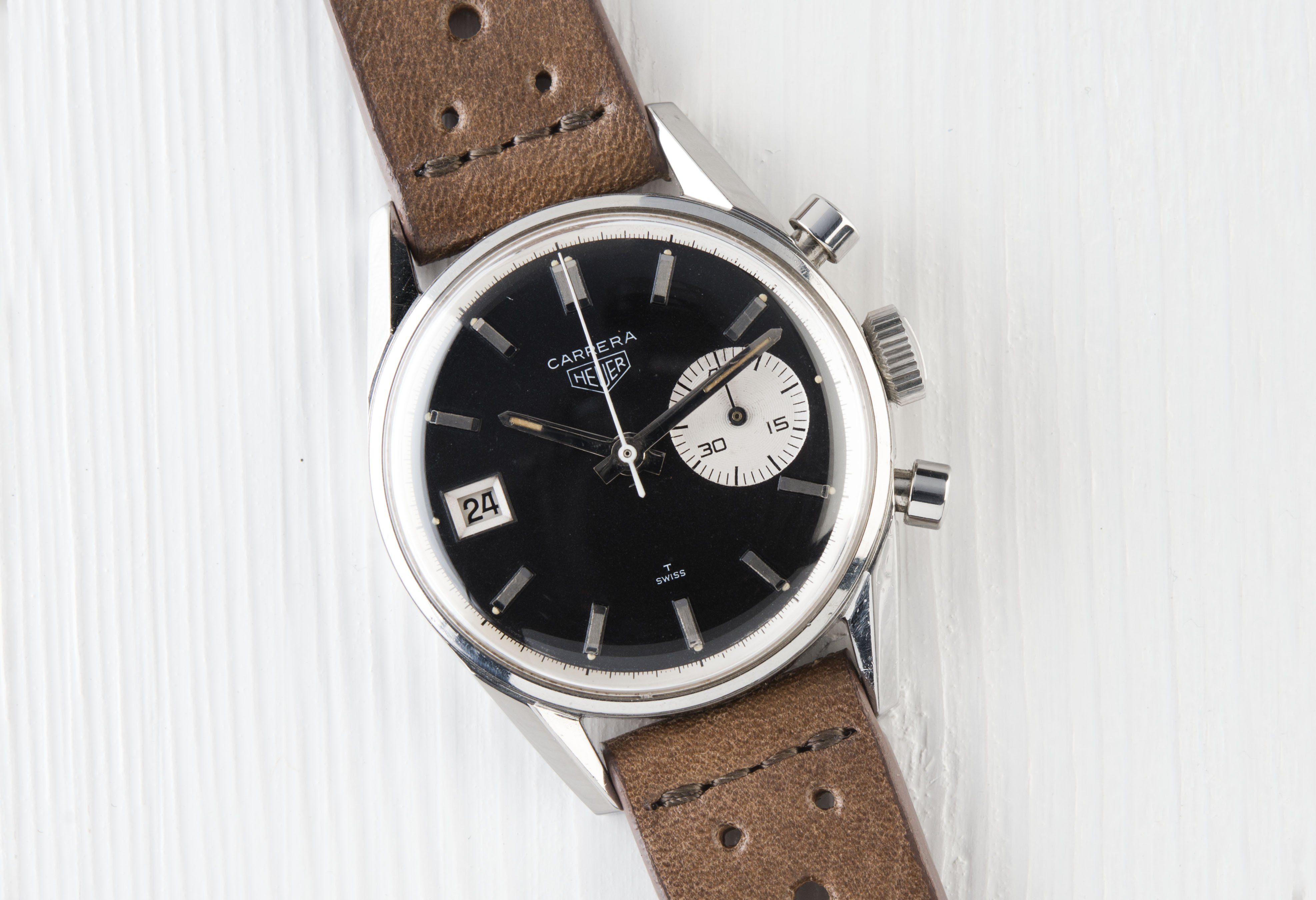 RARE HEUER CARRERA DATO 3147 NS