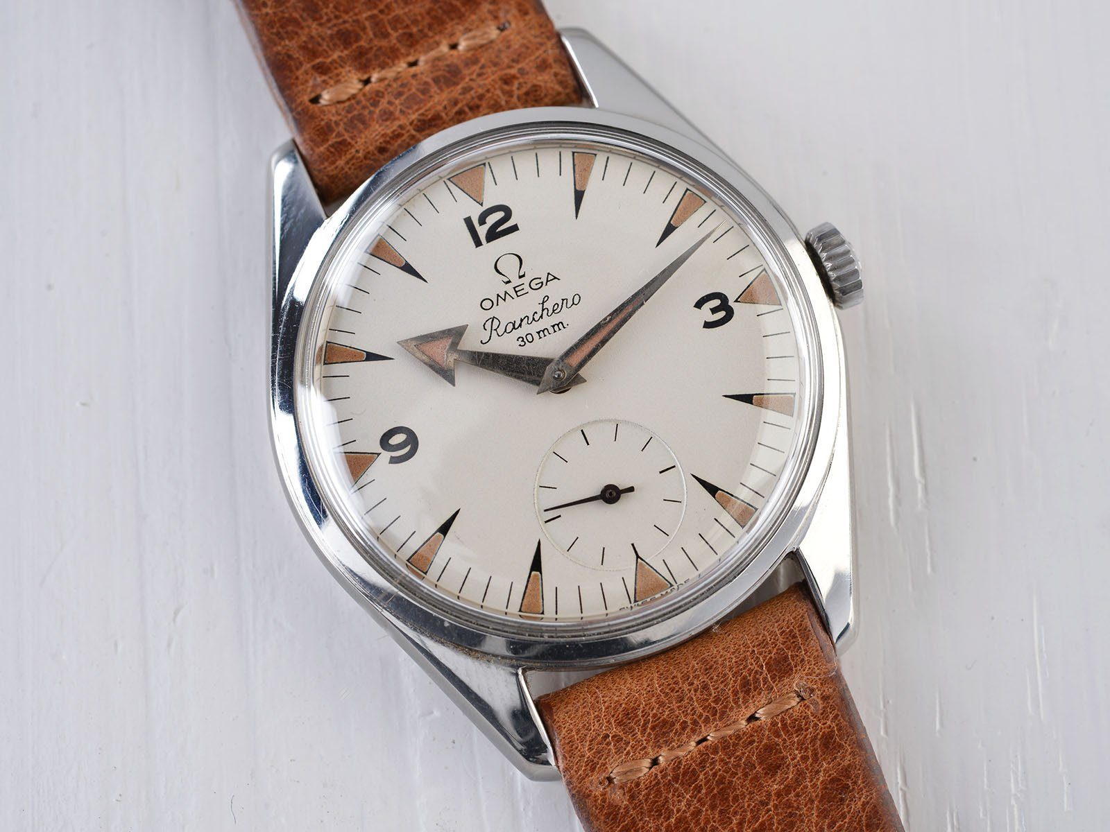 OMEGA RANCHERO WHITE DIAL