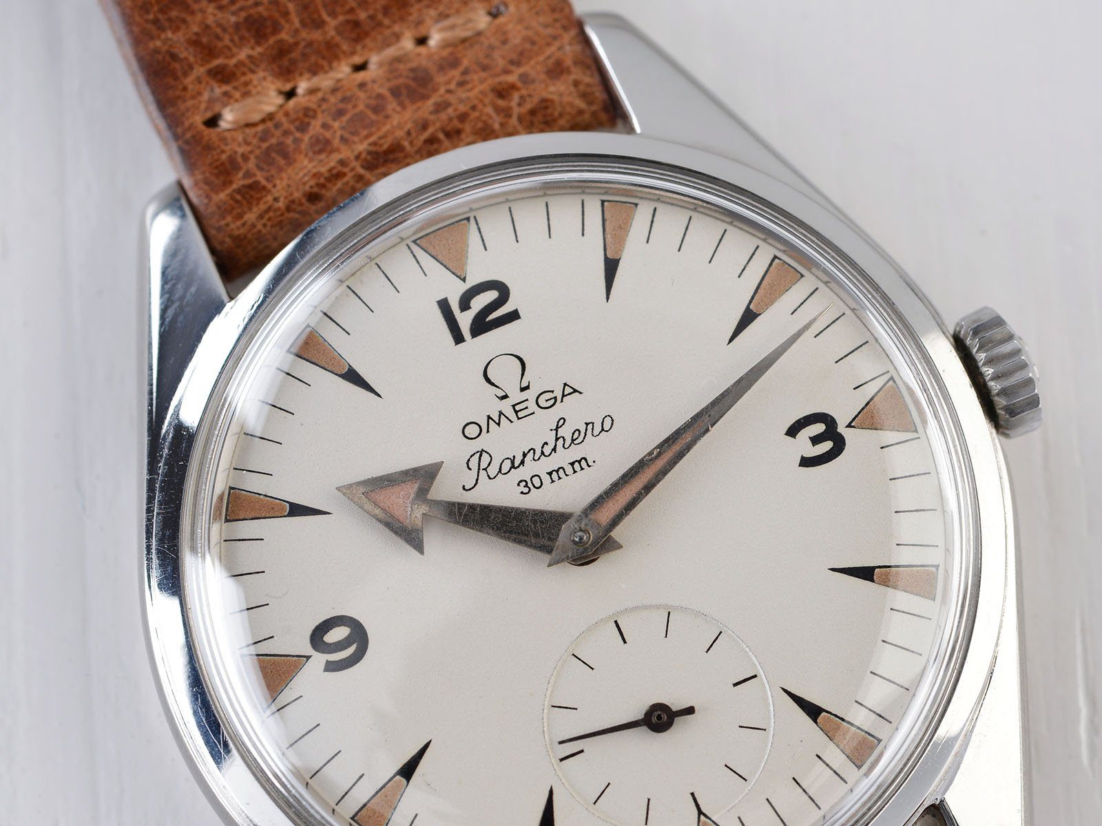 OMEGA RANCHERO WHITE DIAL