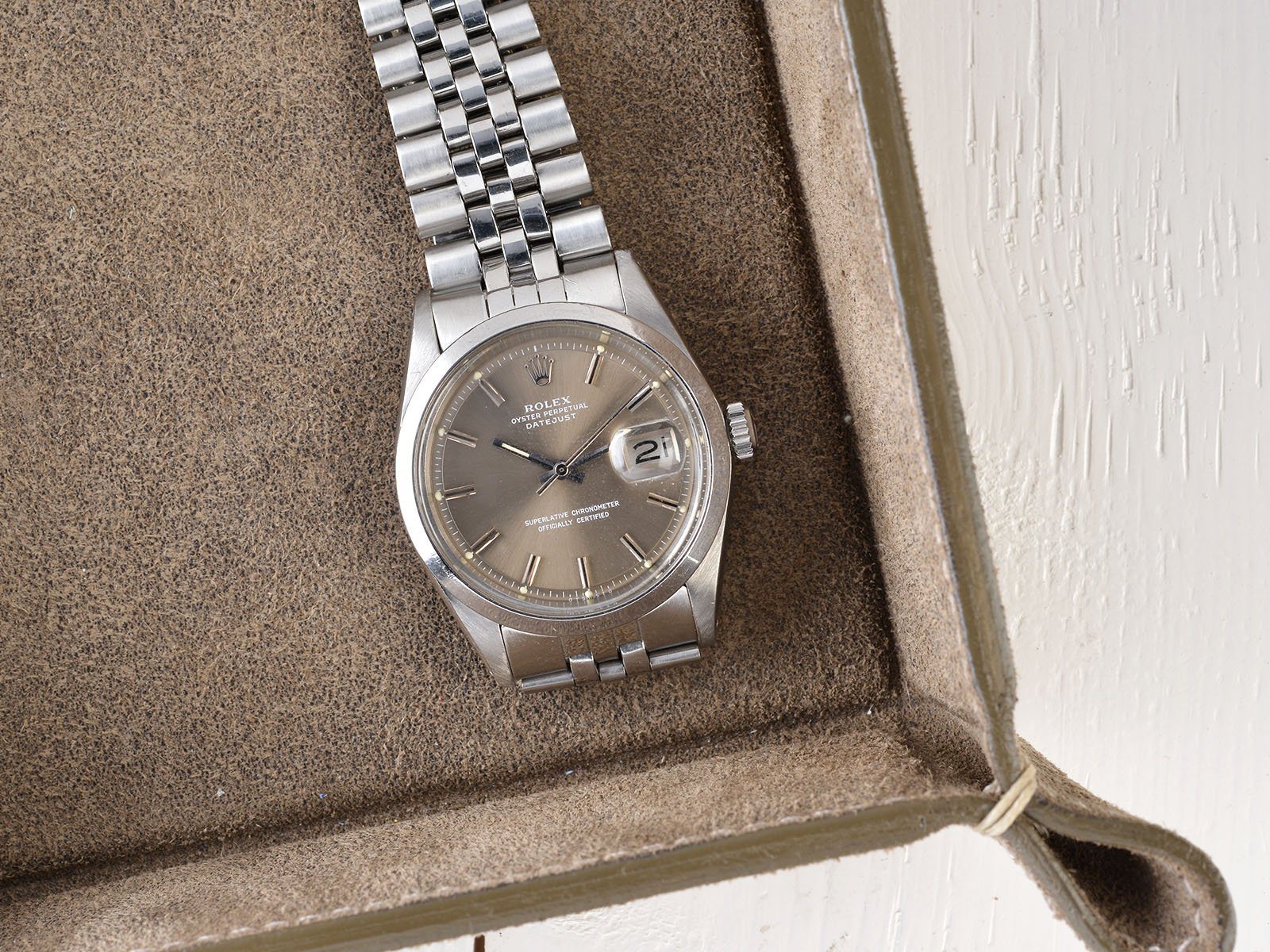 ROLEX 1600 DATEJUST BROWN SIGMA DIAL