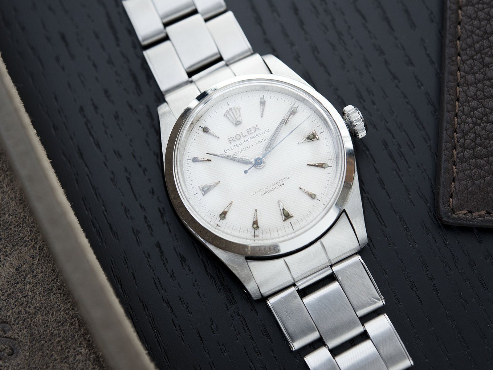 ROLEX OYSTER PERPETUAL SERPICO Y LAINO HONEYCOMB DIAL