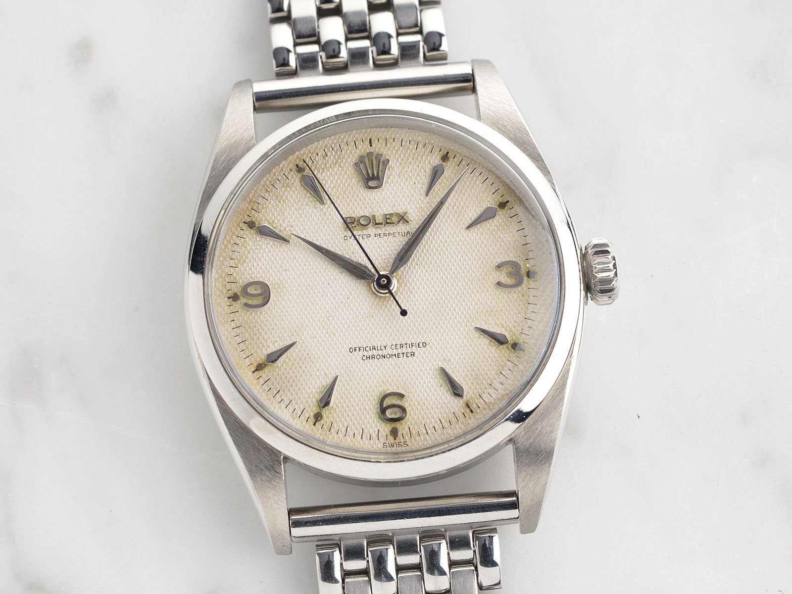 ROLEX 6352 PRE-EXPLORER OVETTONE WAFFLE DIAL