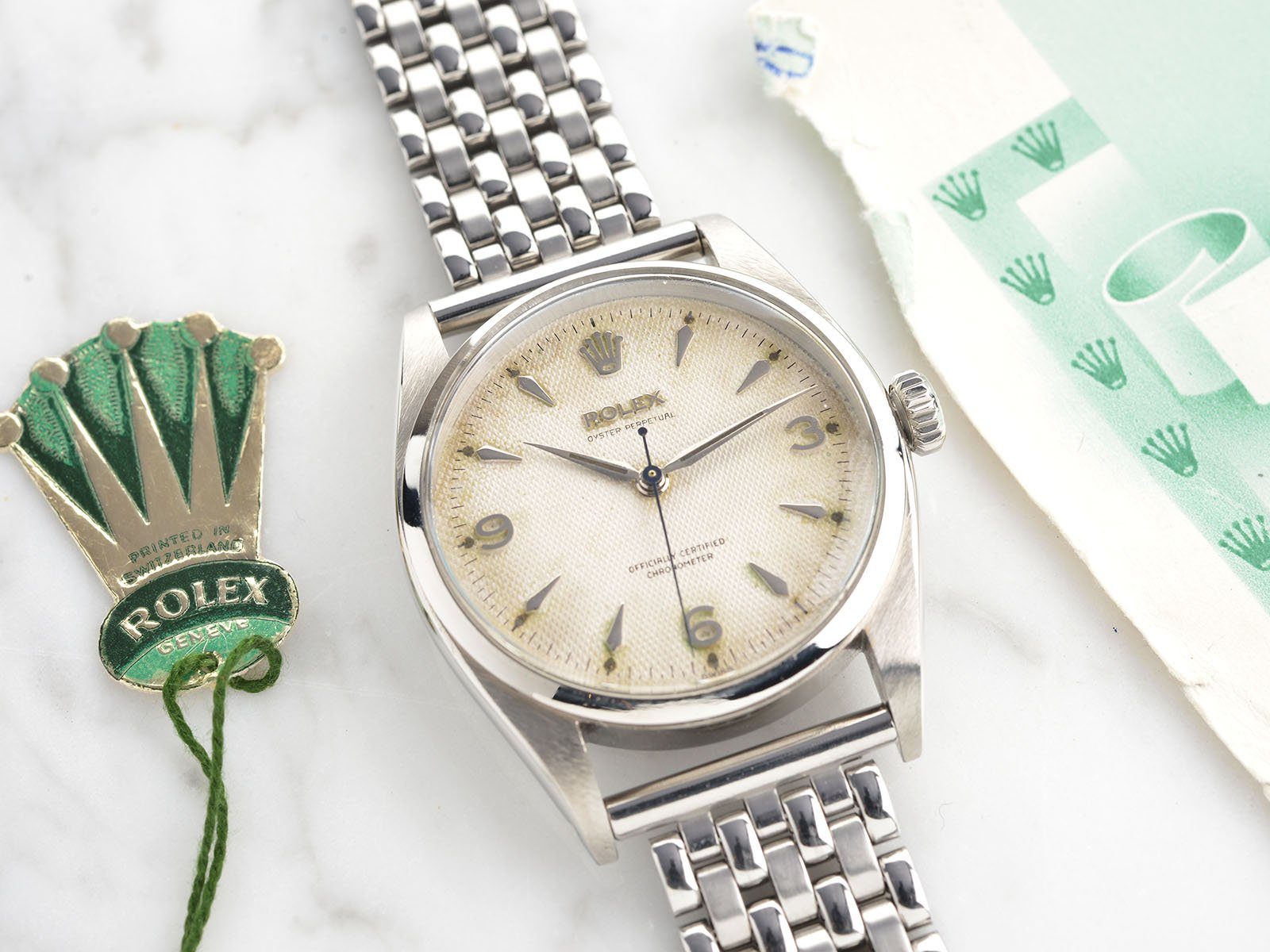 ROLEX 6352 PRE-EXPLORER OVETTONE WAFFLE DIAL