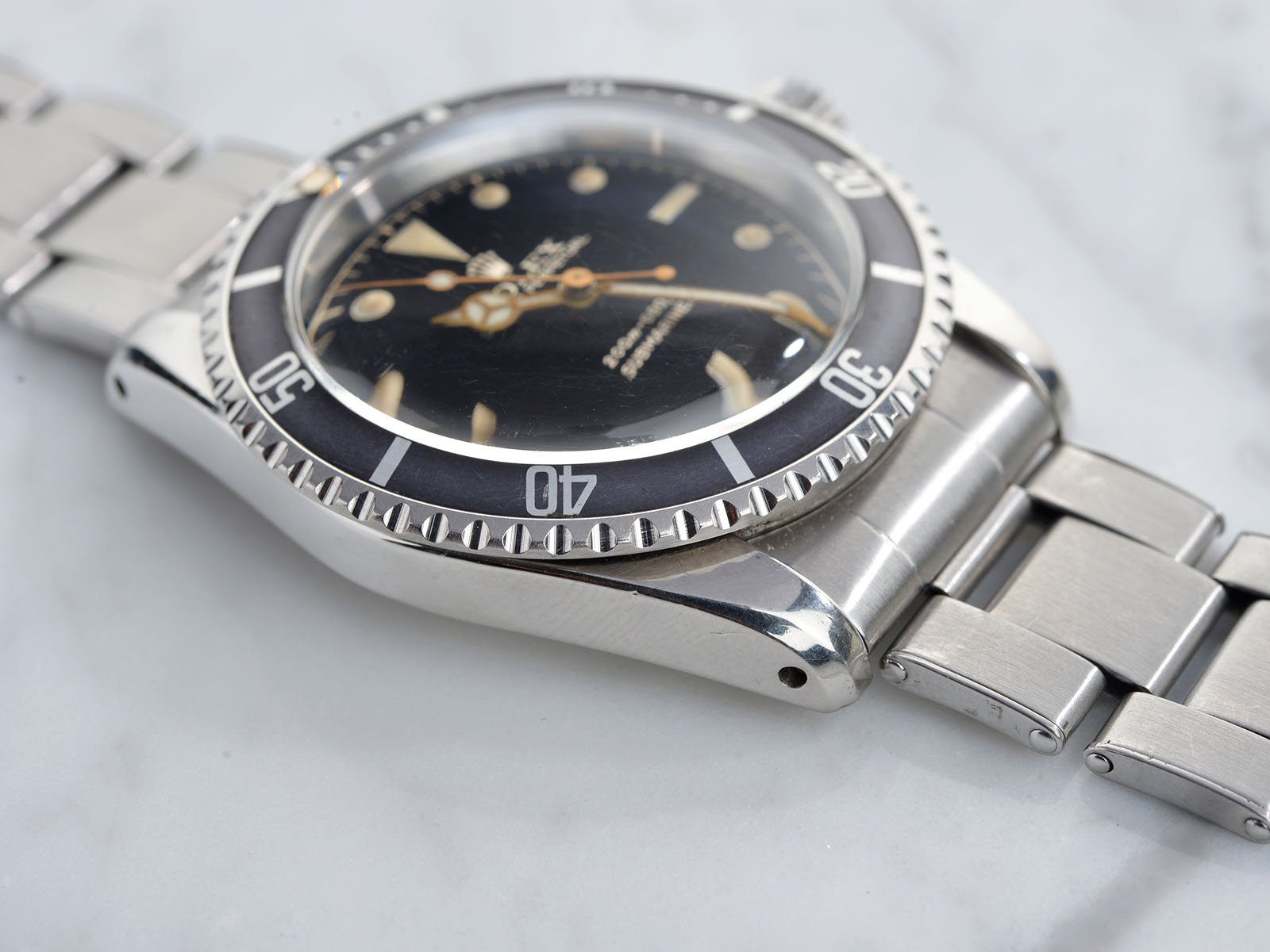 ROLEX 5512 PCG GILT CHAPTER RING EXCLAMATION POINT SUBMARINER