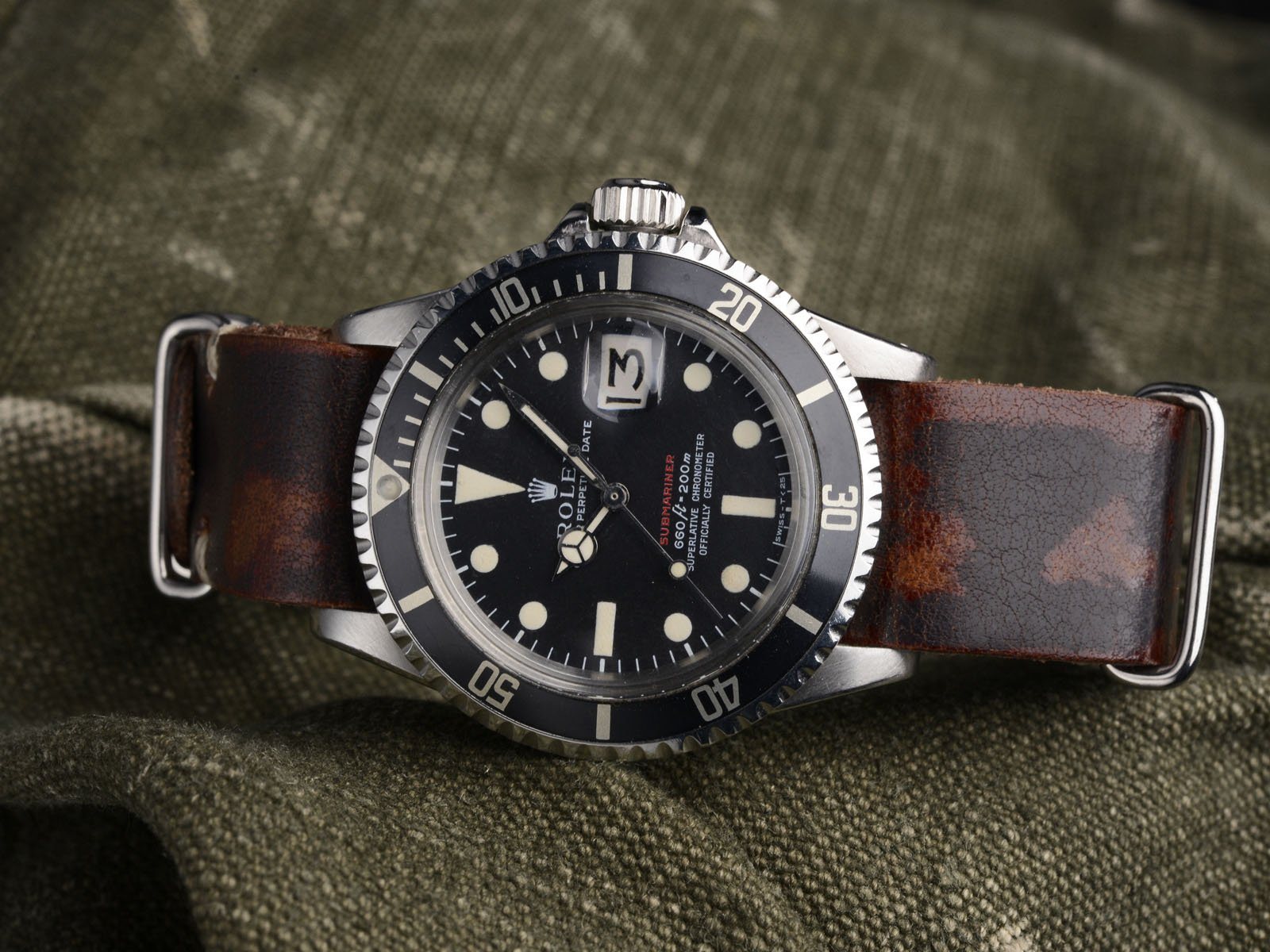 CURATED ROLEX 1680 RED SUBMARINER FROM 1970