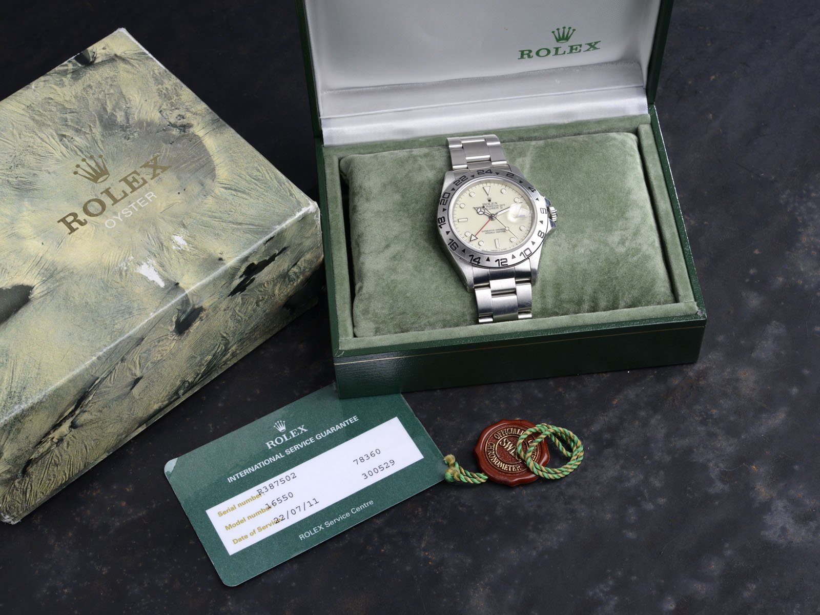 CURATED ROLEX 16550 CREAM DIAL EXPLORER