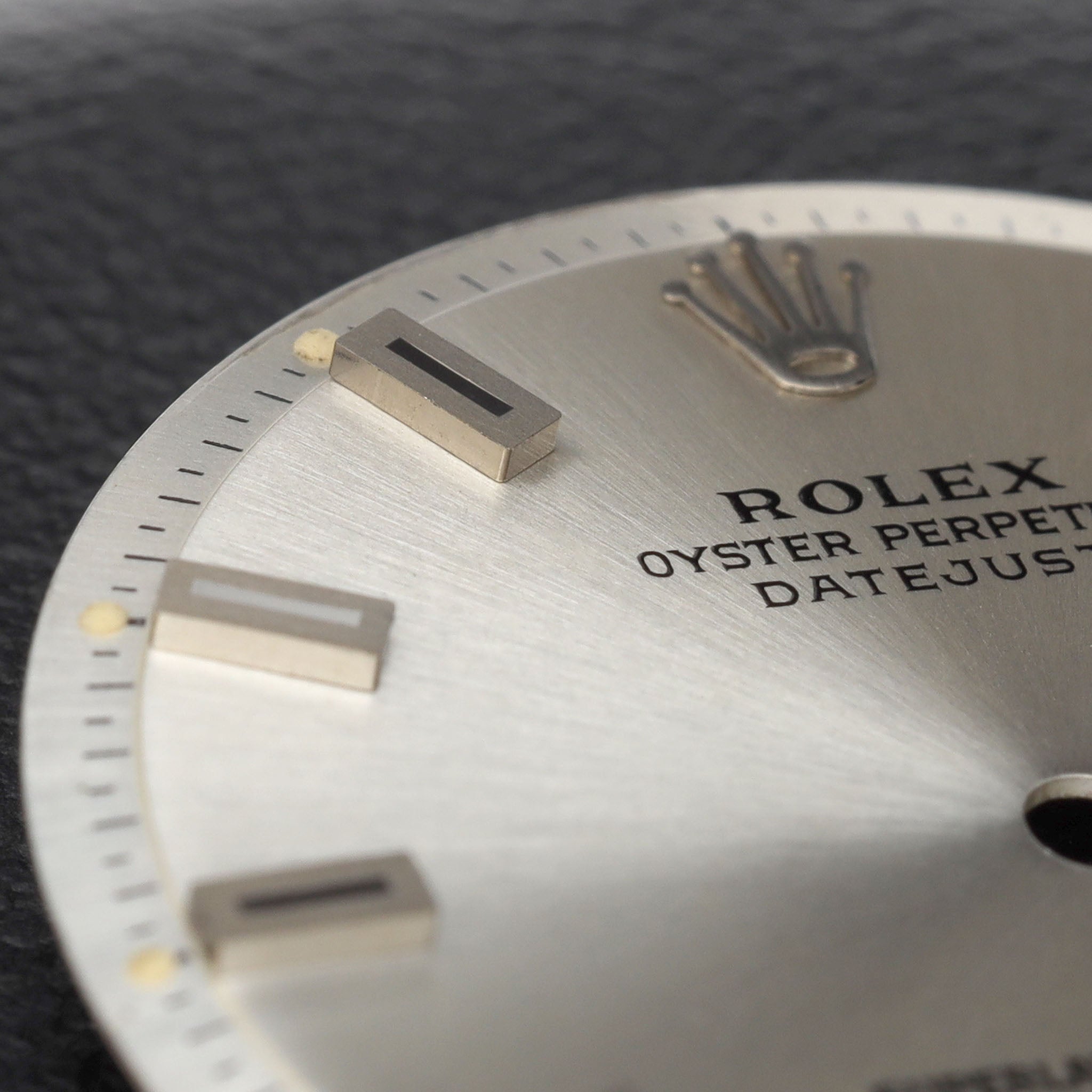 Rolex Datejust 1601 seltenes Singer Block Markers Zifferblatt