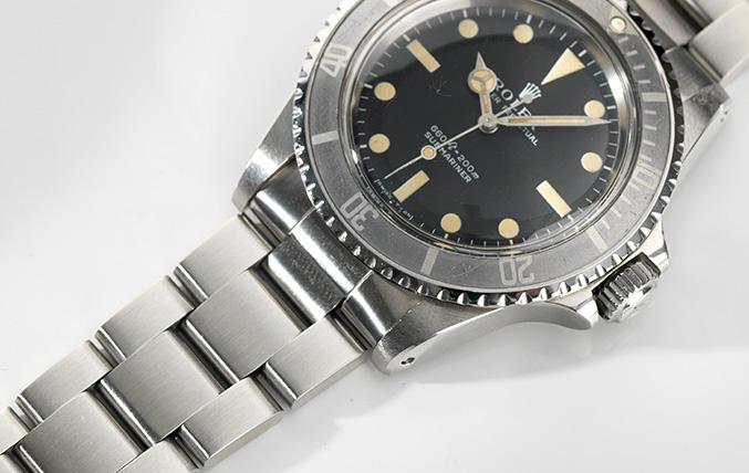 Curated Rolex Submariner Non-Serif Matte Dial 5513 + GOYARD