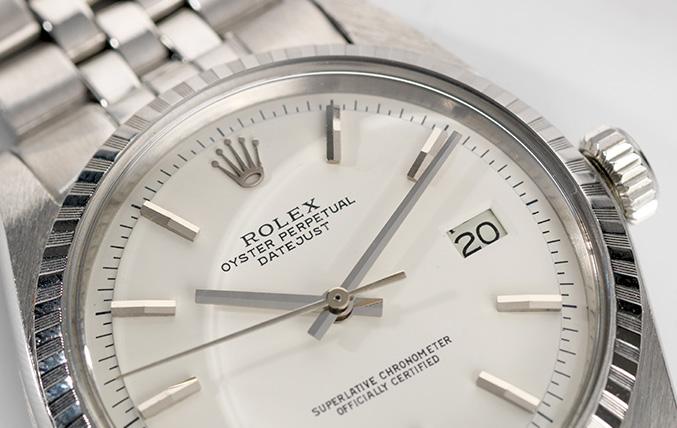 Rolex Datejust White Non Lume Dial 1603