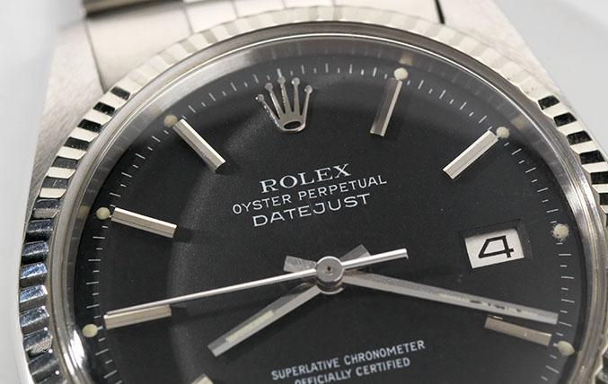 Rolex Datejust Black Dial Reference 1601