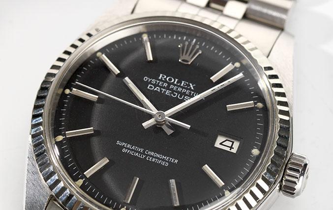 Rolex Datejust Black Dial Reference 1601