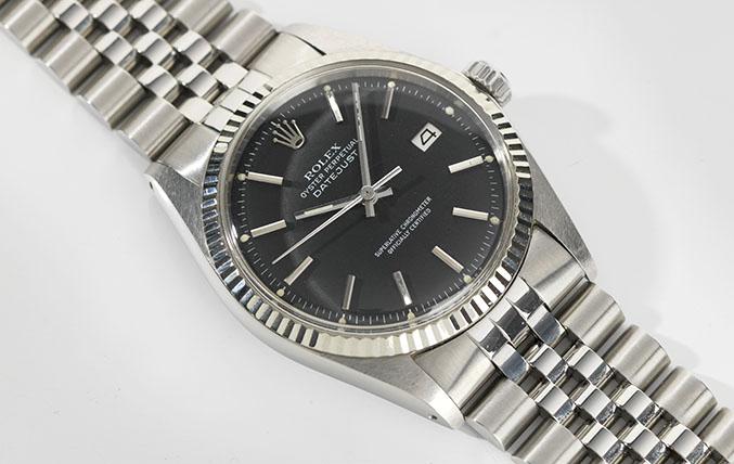 Rolex Datejust Black Dial Reference 1601