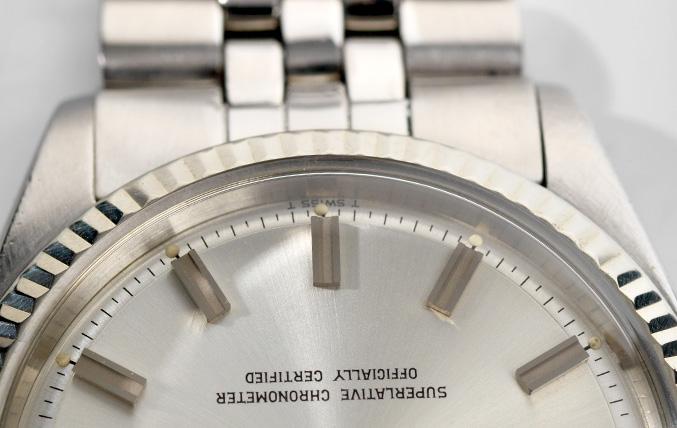 Rolex Datejust Reference 1601 Wide Boy Dial