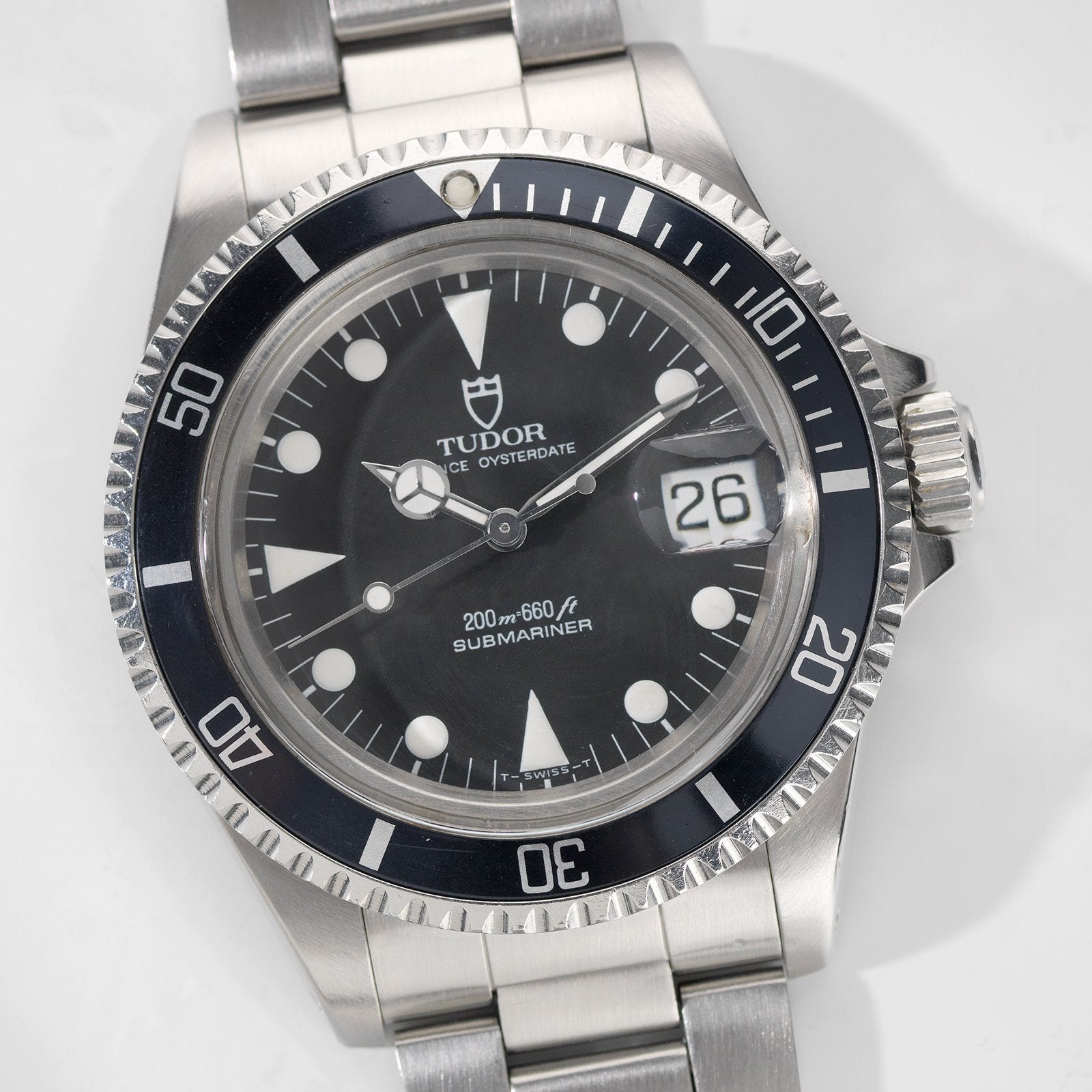 TUDOR SUBMARINER DATE BLACK DIAL REFERENCE 79090