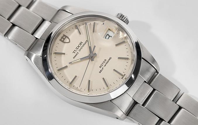 Tudor Oysterdate Off-white Linen Dial Reference 74000n