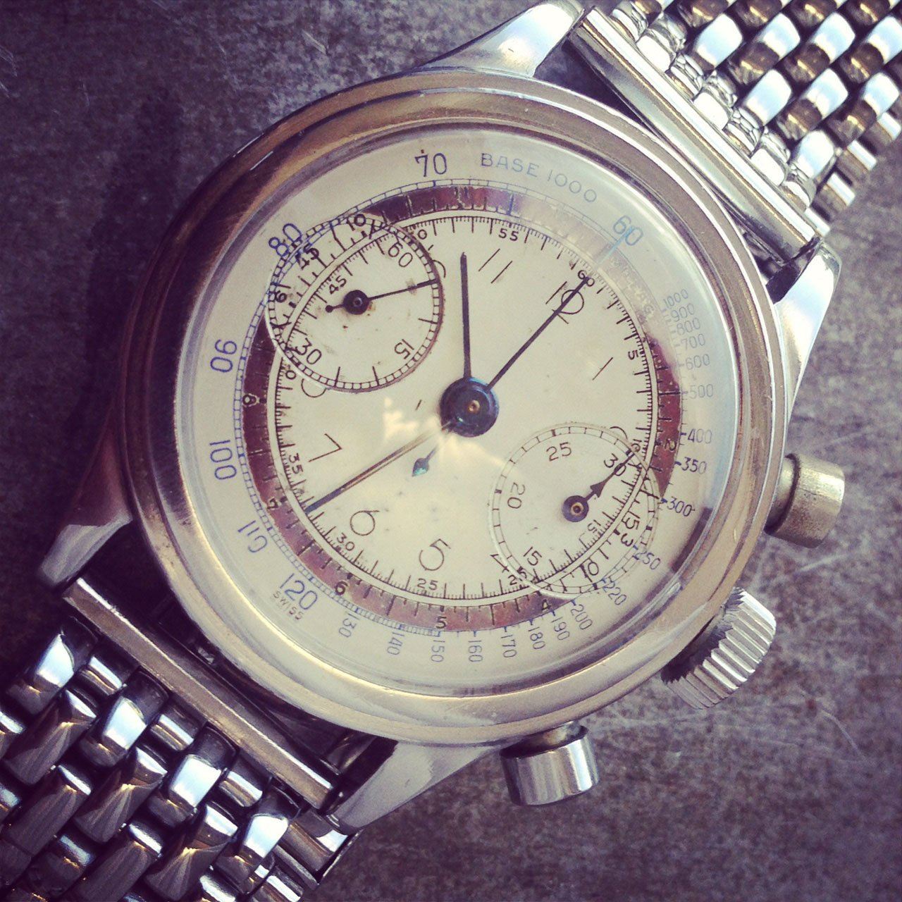 RARE DRIVA STEP CASE CHRONOGRAPH