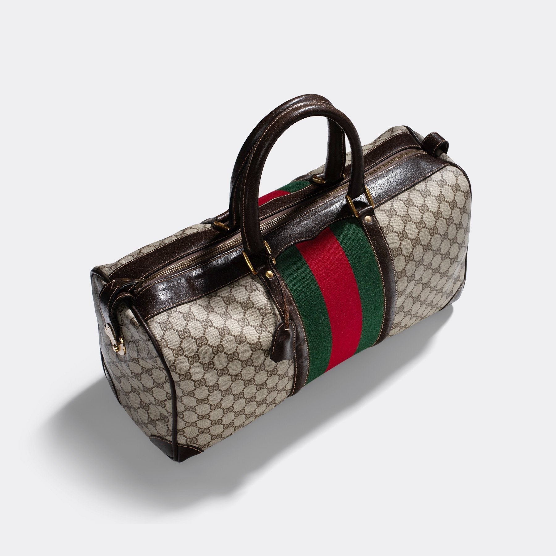 1970s Vintage Gucci Keepall Travel Bag