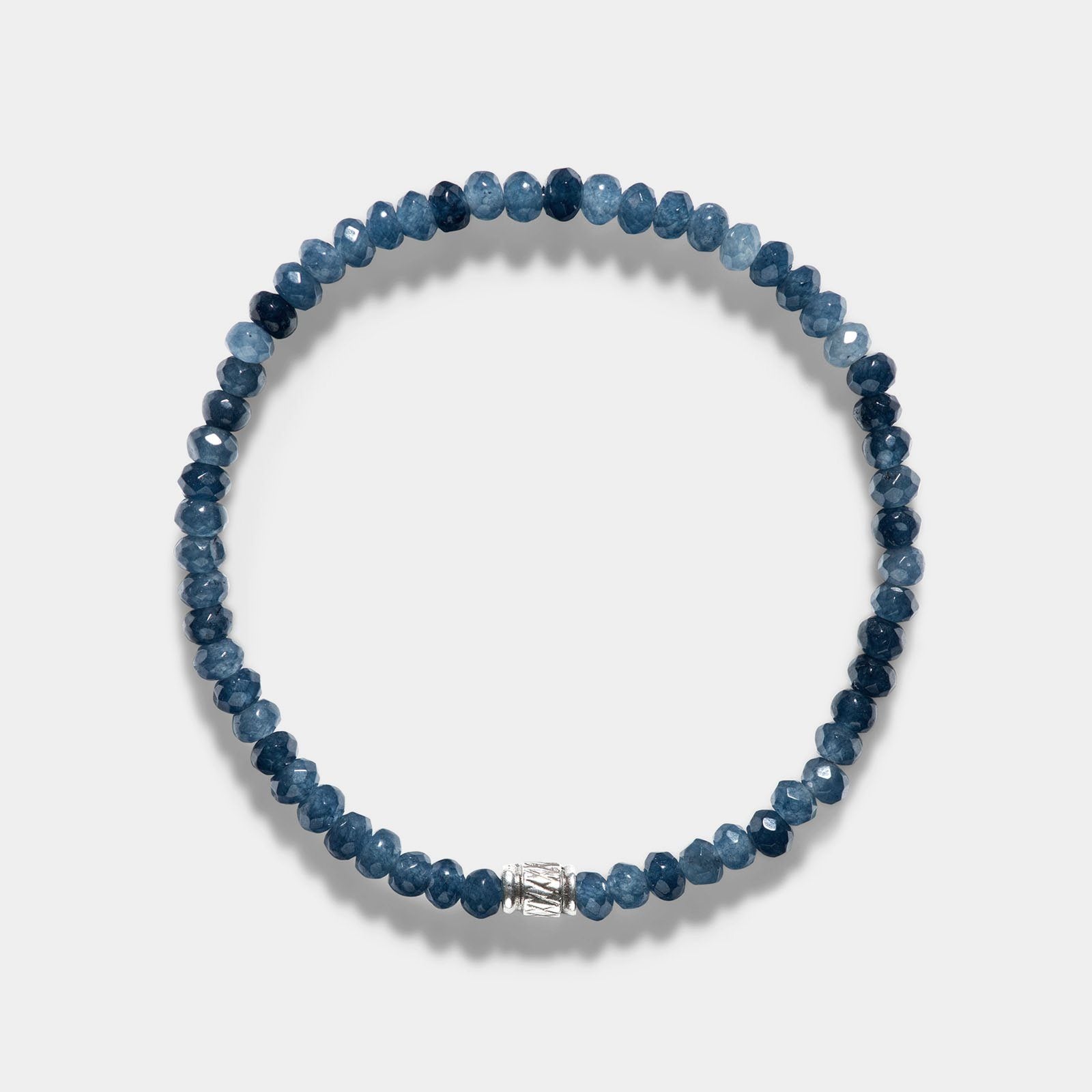 Oskar Gydell Blue Jade Bracelet With Inka Bead