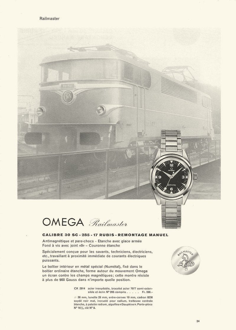 Omega Railmaster 13004-63 BTTR Set