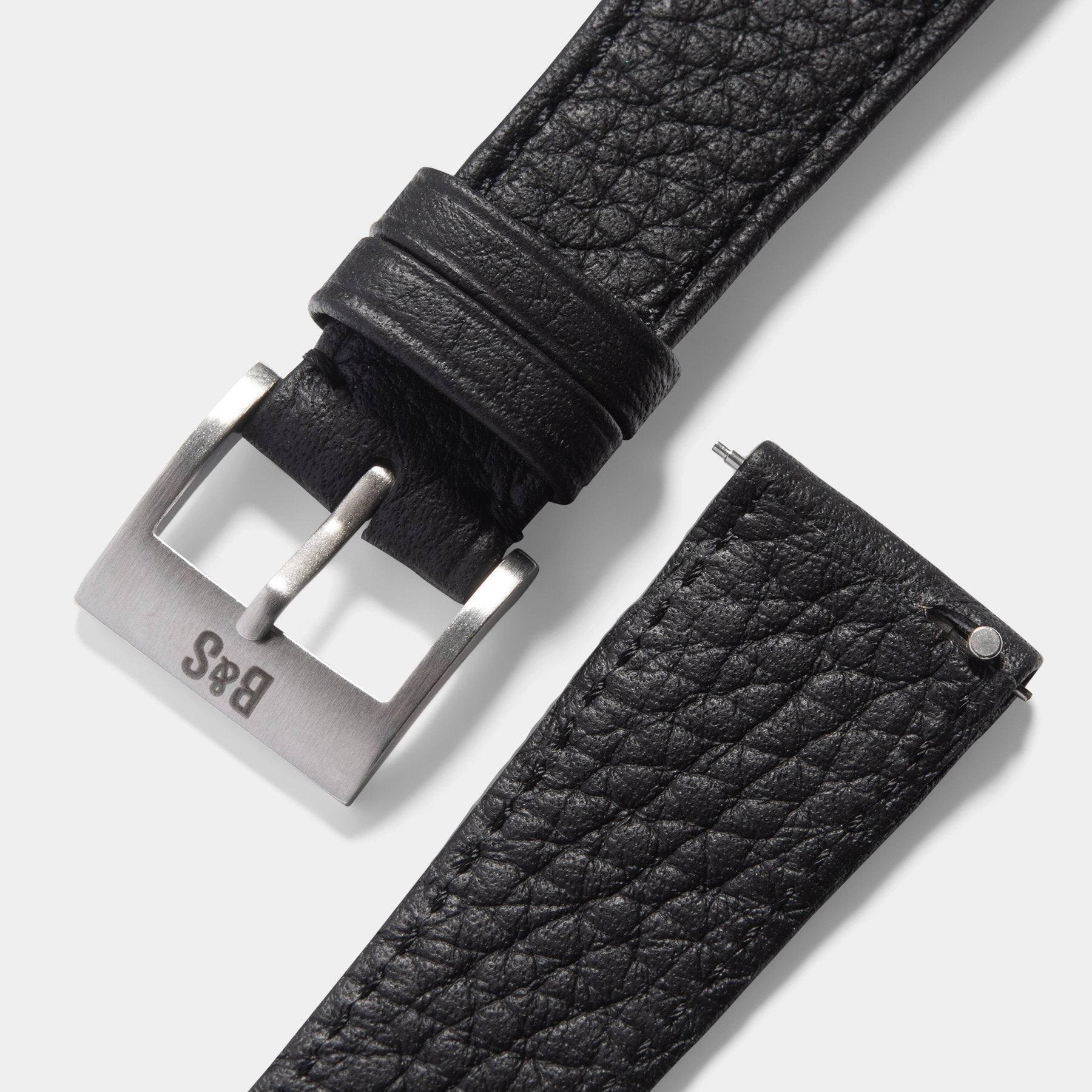 Speedy Noir Taurillon Leder Uhrenarmband - Change It