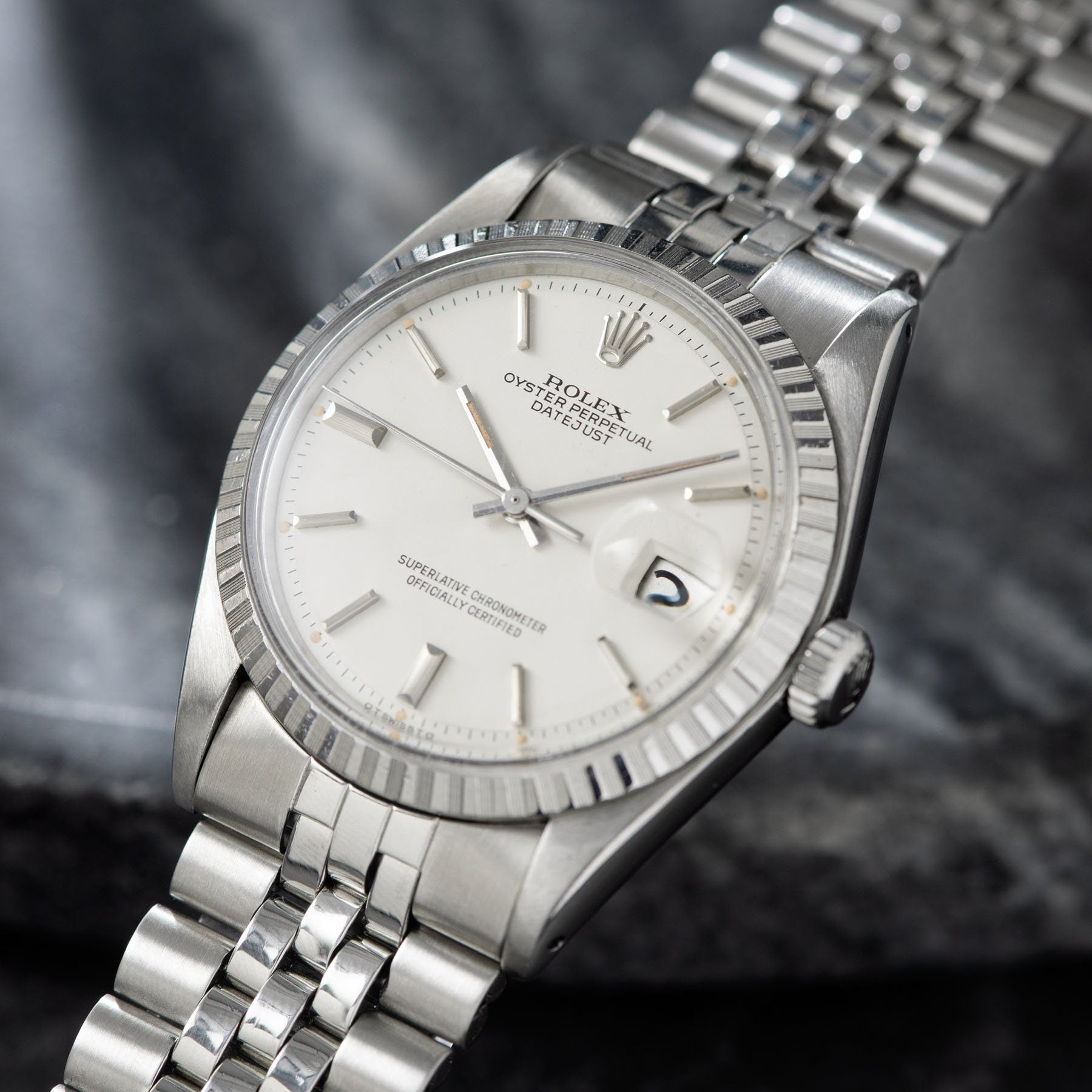 Rolex Datejust White Sigma Dial 1603 dating to 1978