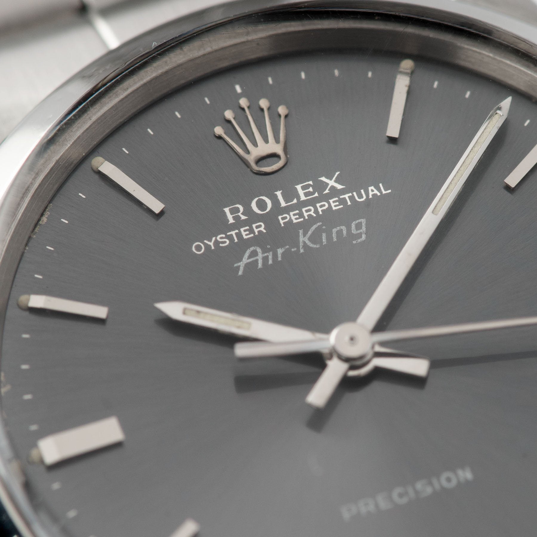 Rolex Air King Ref 5500 Grey Soleil Dial