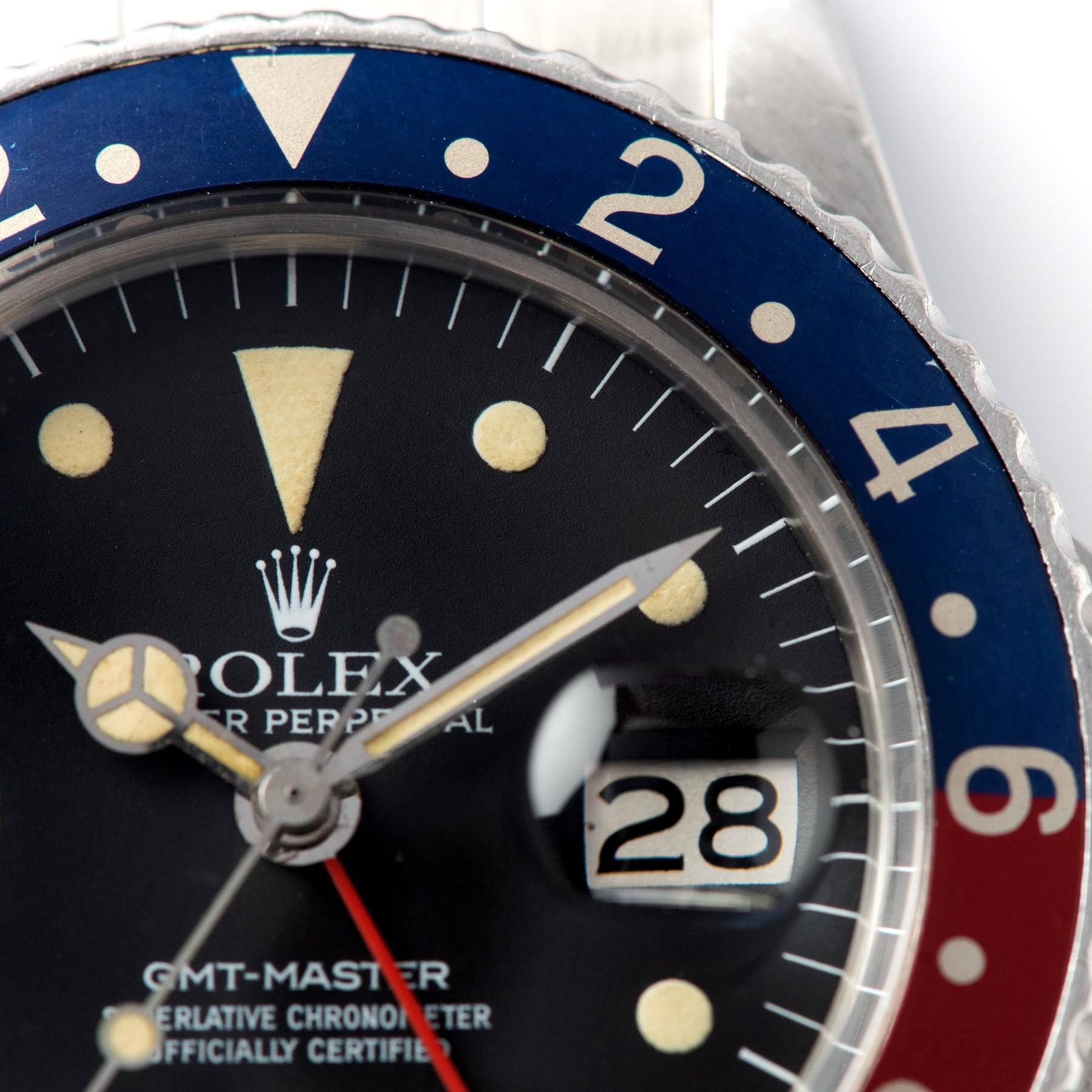 Rolex 1675 Mk3 Radial Dial GMT Master  dating to 1976