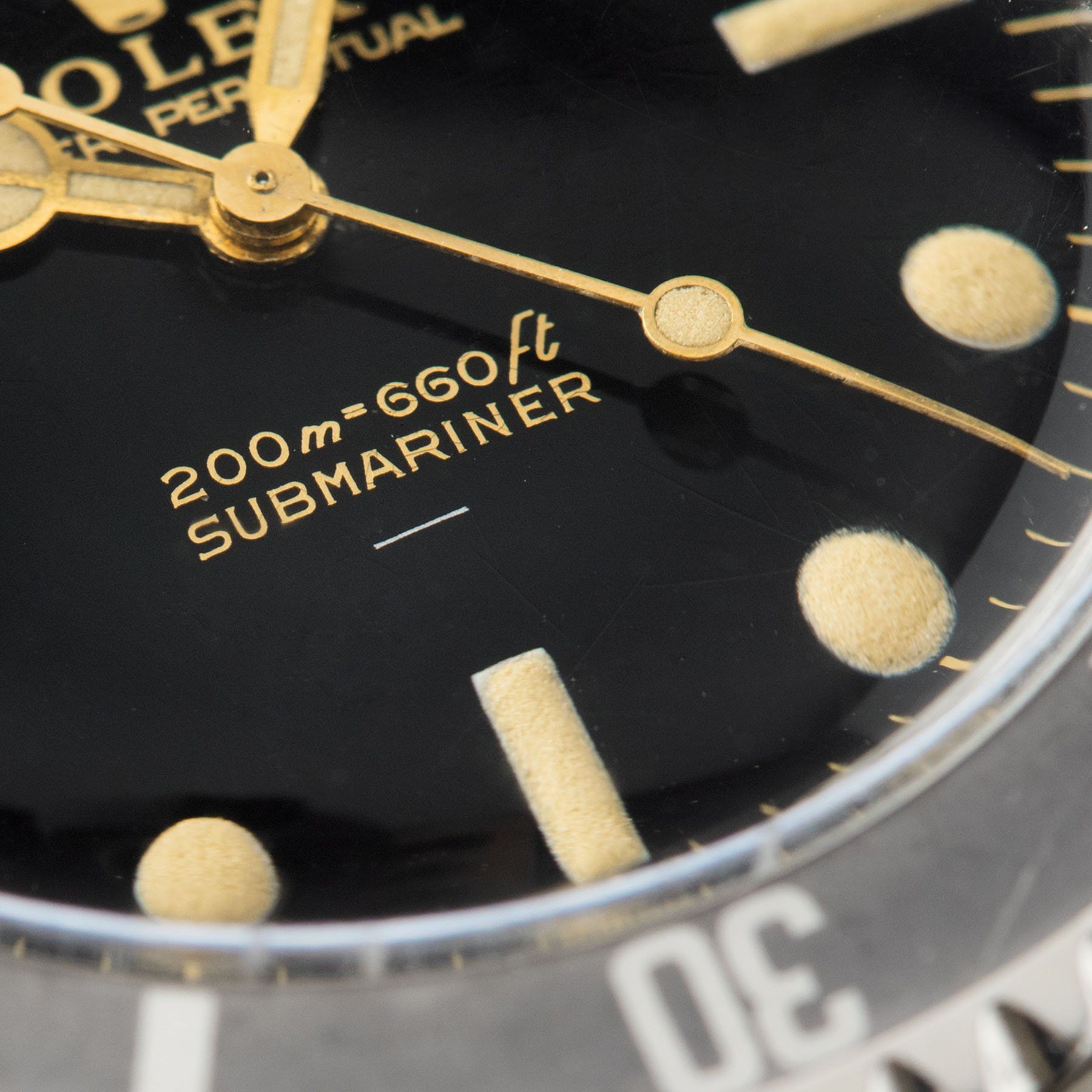 Rolex Submariner 5513 Gilt Underline Dial 