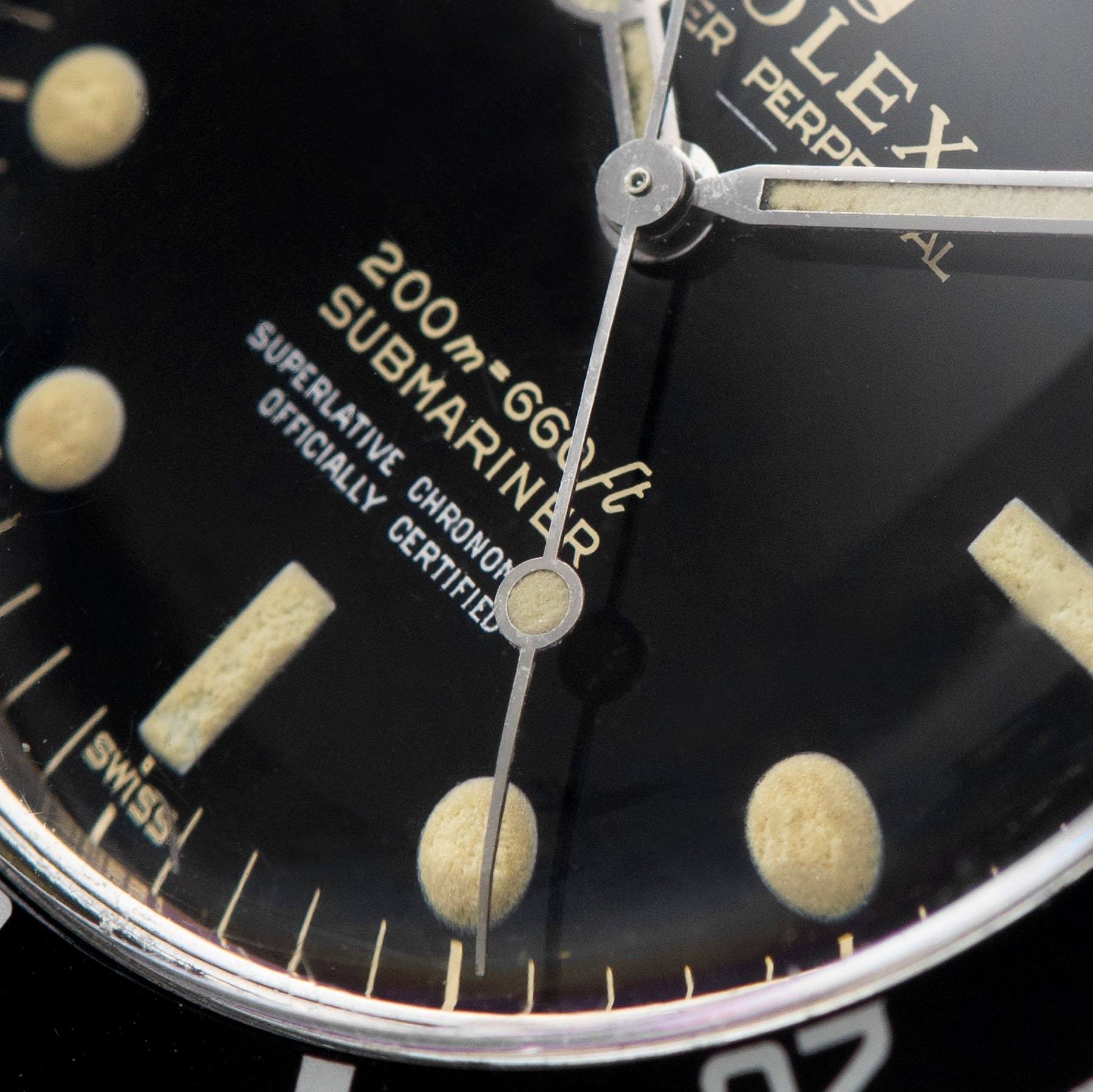 Rolex Submariner 5512 Gilt Four Line Underline Dial 