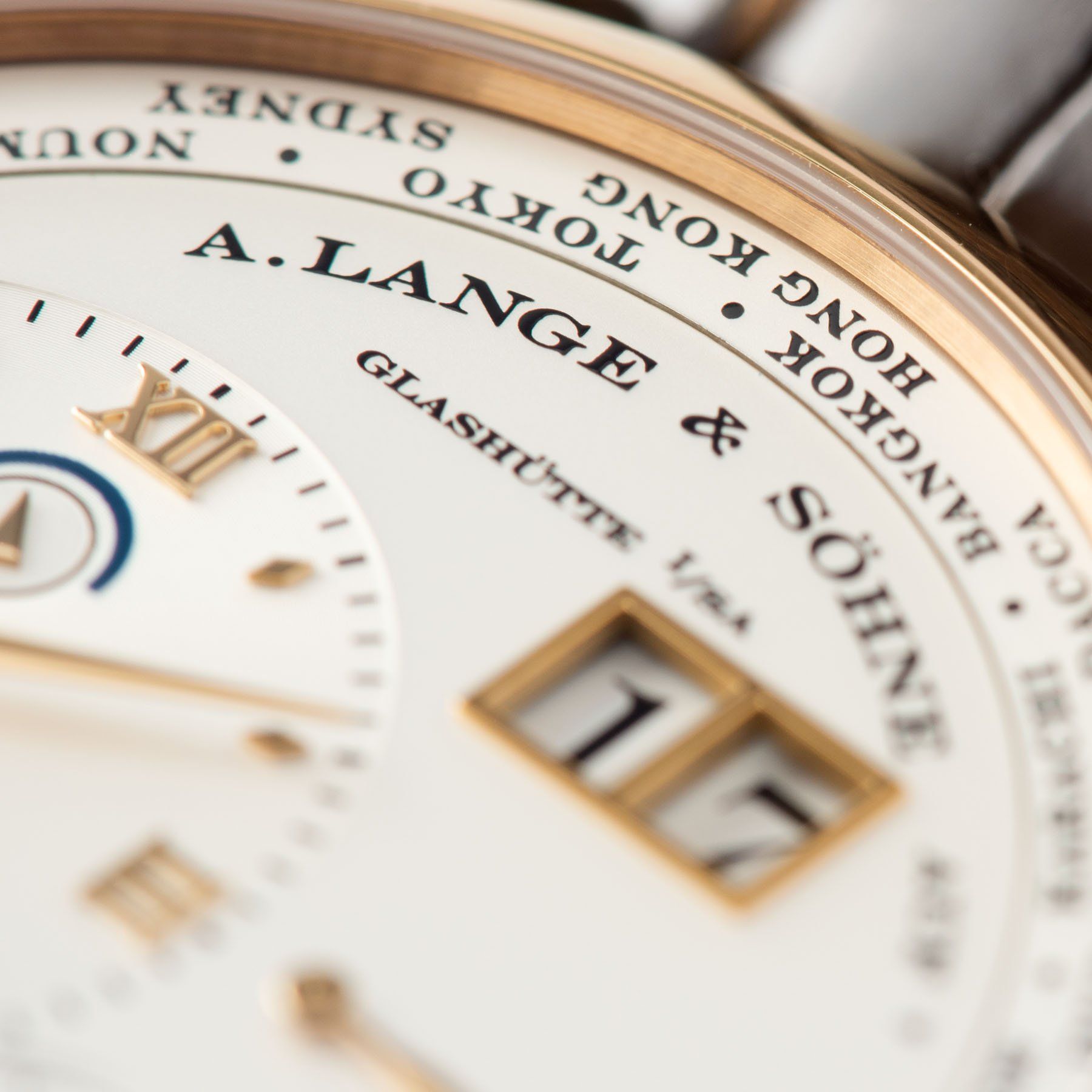 A. Lange & Söhne Lange 1 Time Zone Pink Gold